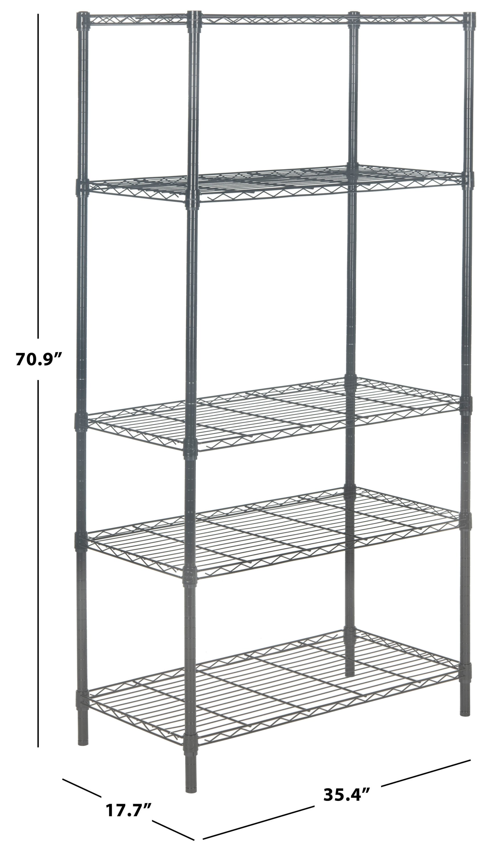 Safavieh HAC1006A Free-Standing-Shelving - View #3