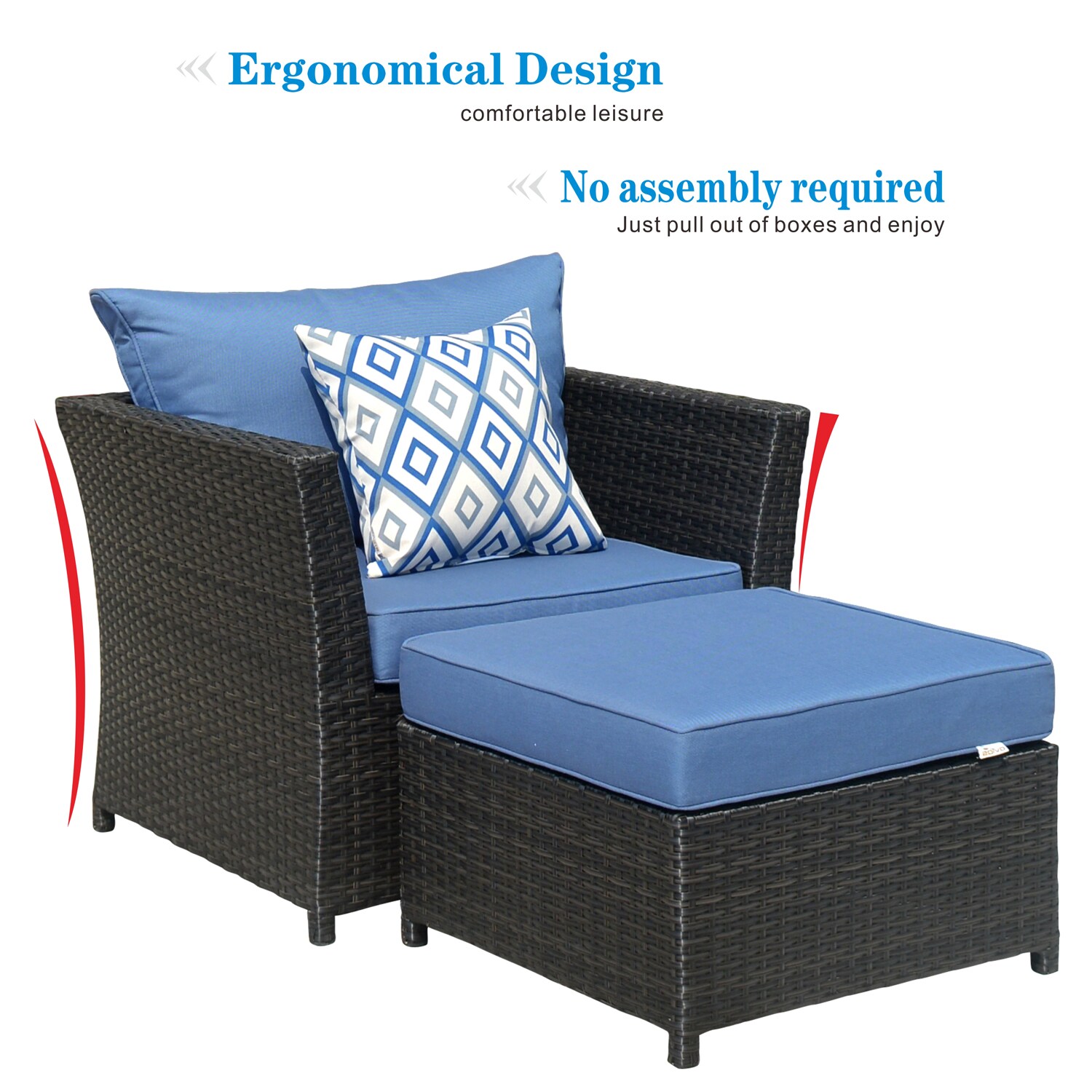 Ovios RS500-92 Patio-Conversation-Sets - View #5