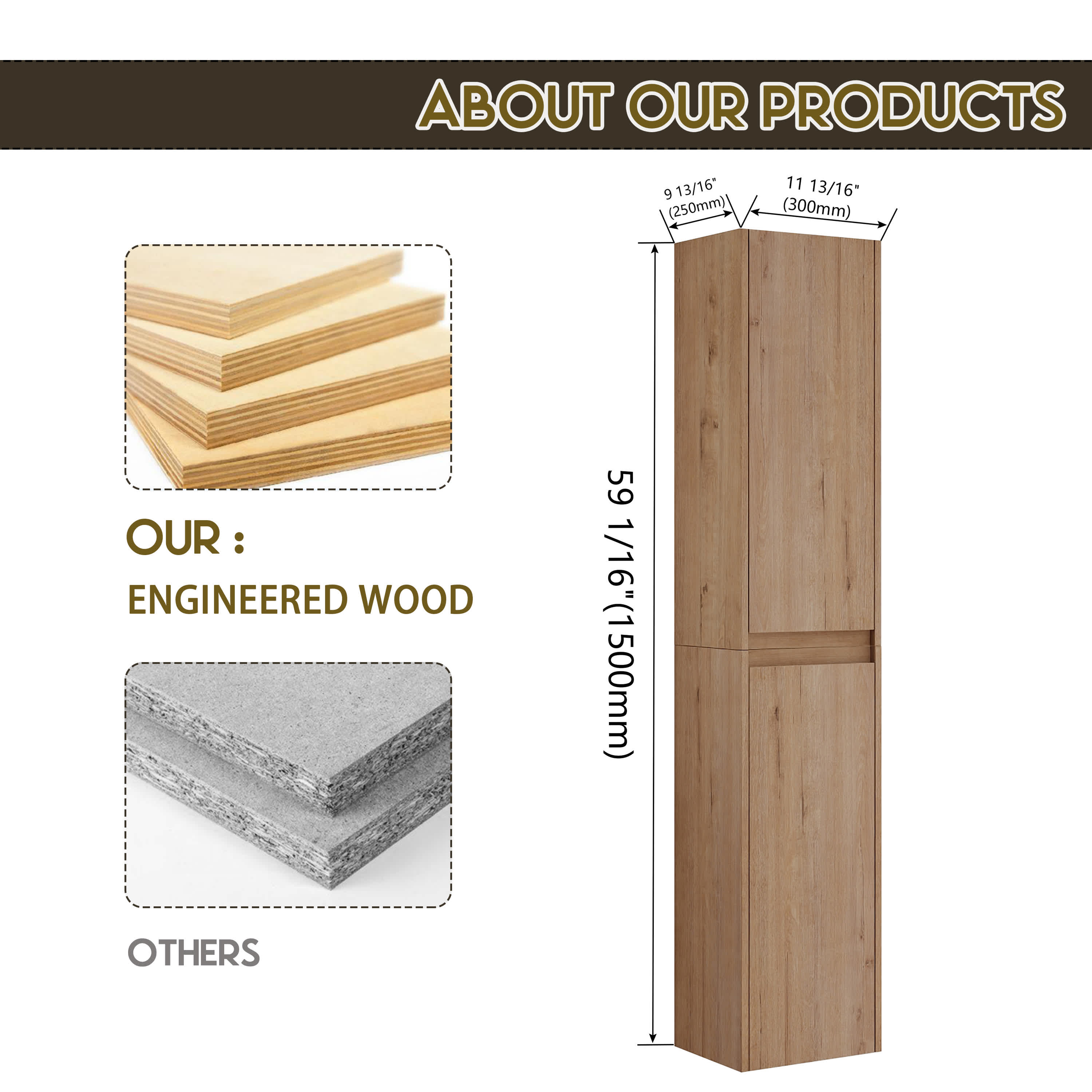 Vynxaria LEXY1300-DJYS-SZT070 Bath-Vanity-Combo - View #9