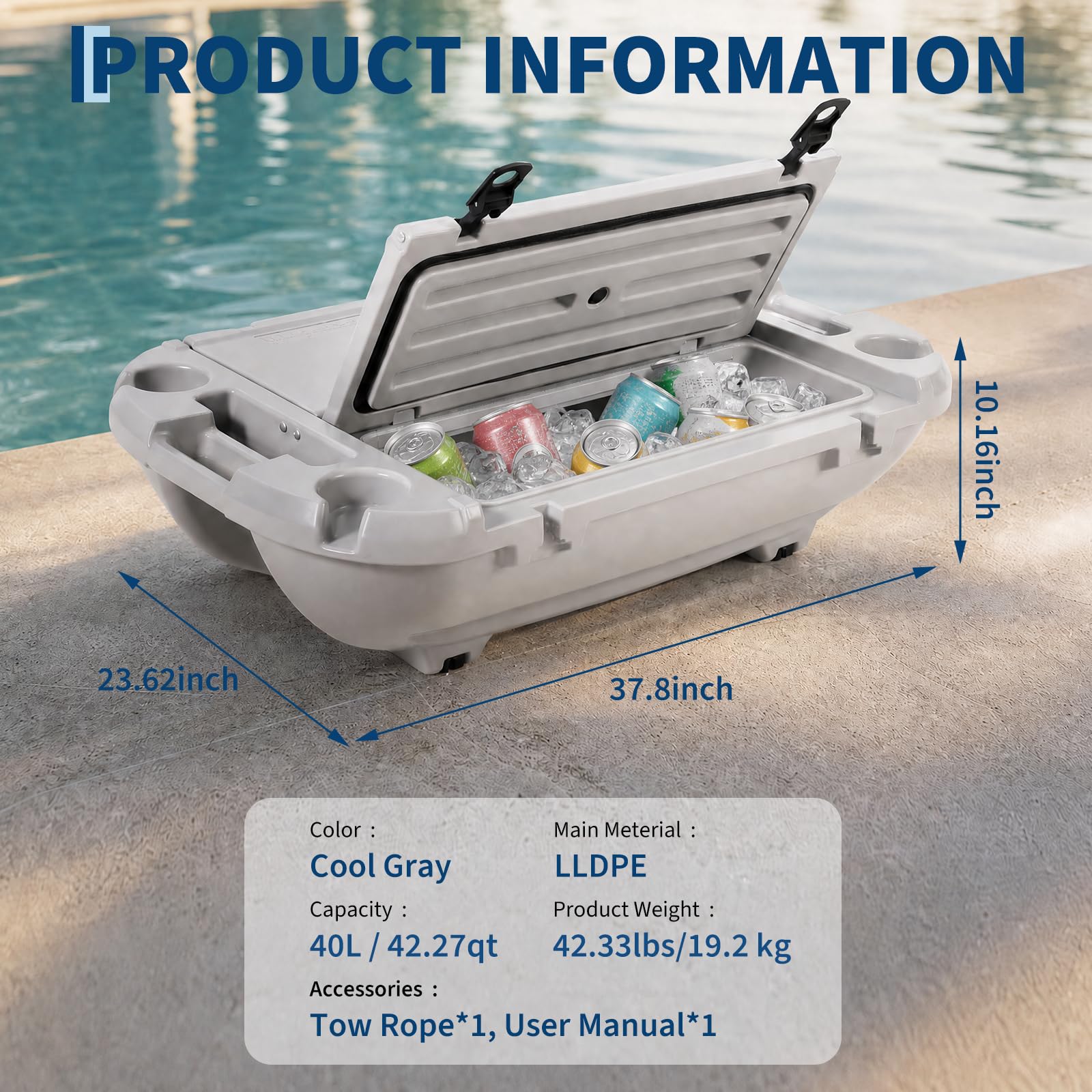 GarveeLife CLJ-D4OYAFRSAPK3TL-W Portable-Coolers - View #2