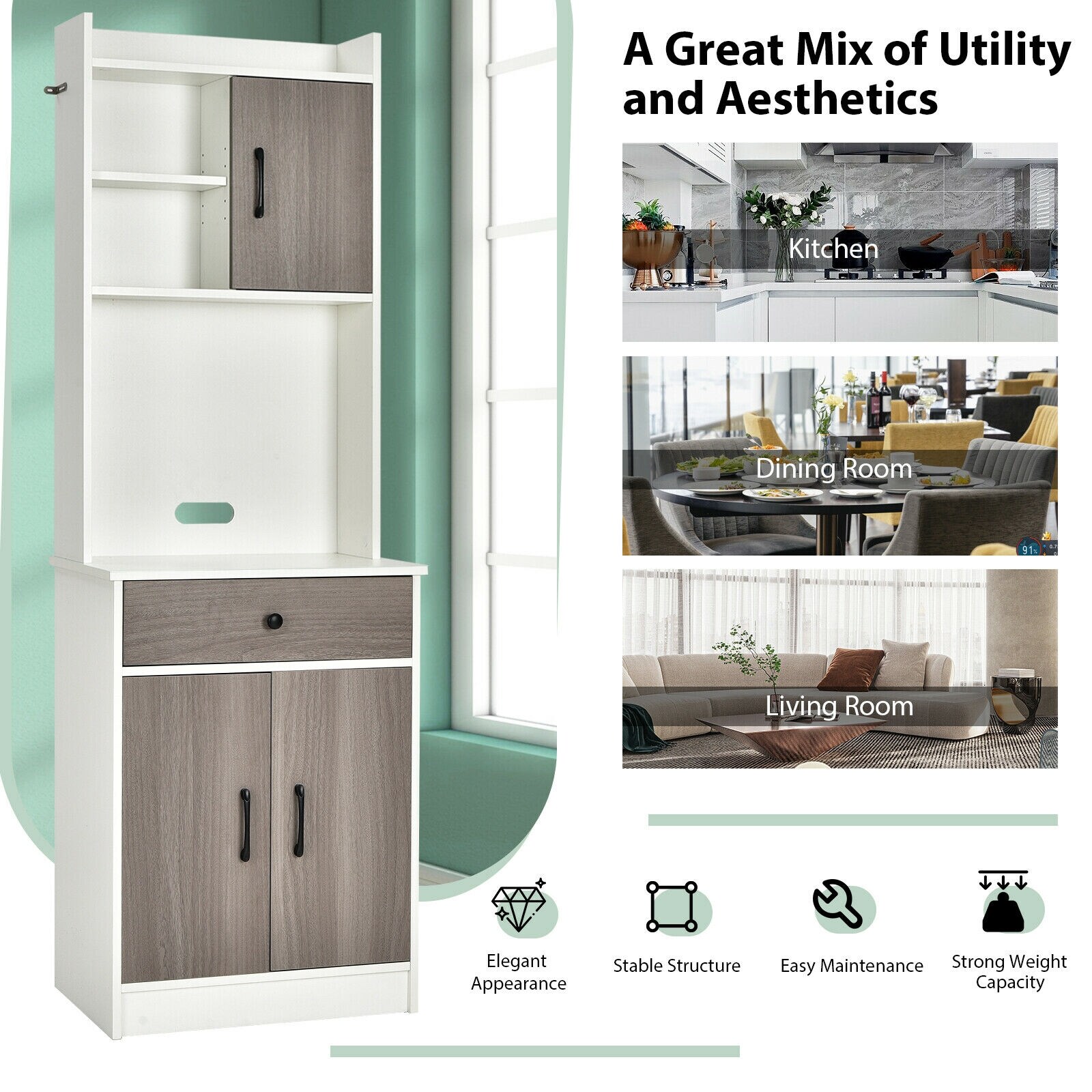 Slickblue D-CO-+HW49201VJ Dining-Kitchen-Storarge - View #5