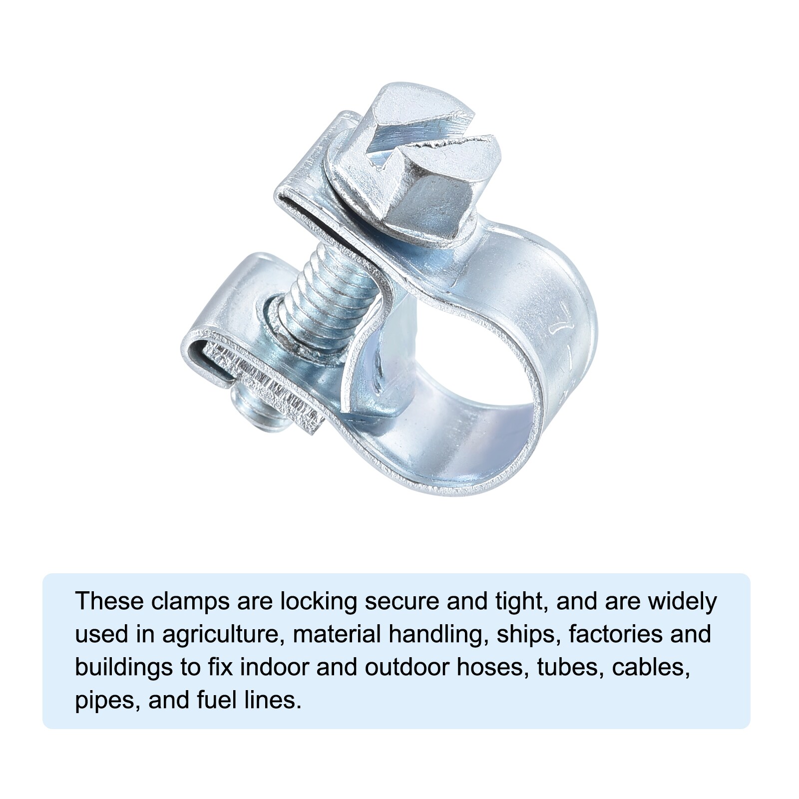 Unique Bargains S26031900UX3846 Pipe-Support-Clamps - View #4