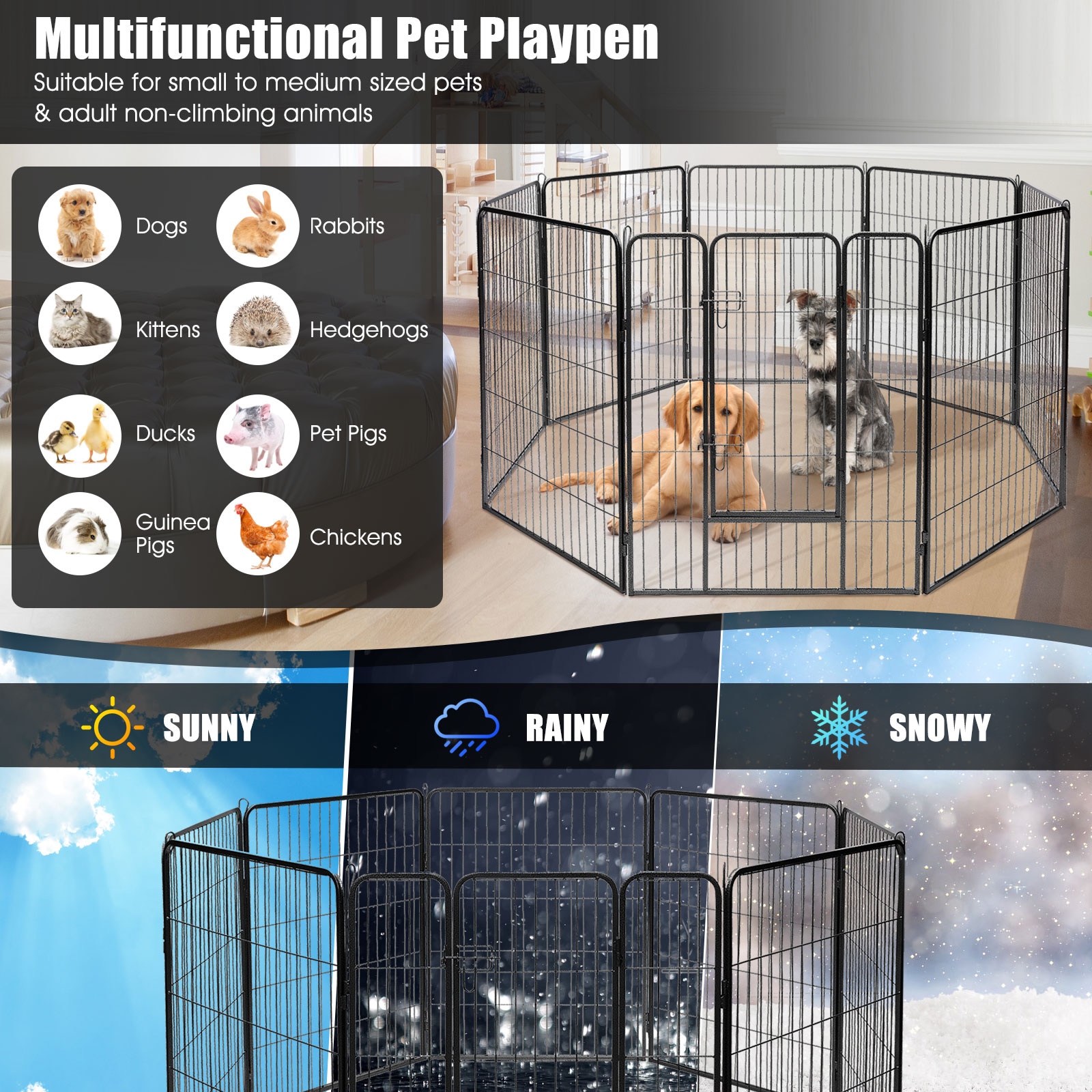 Slickblue D-CO-2447SP Dog-Pens - Thumbnail View #3