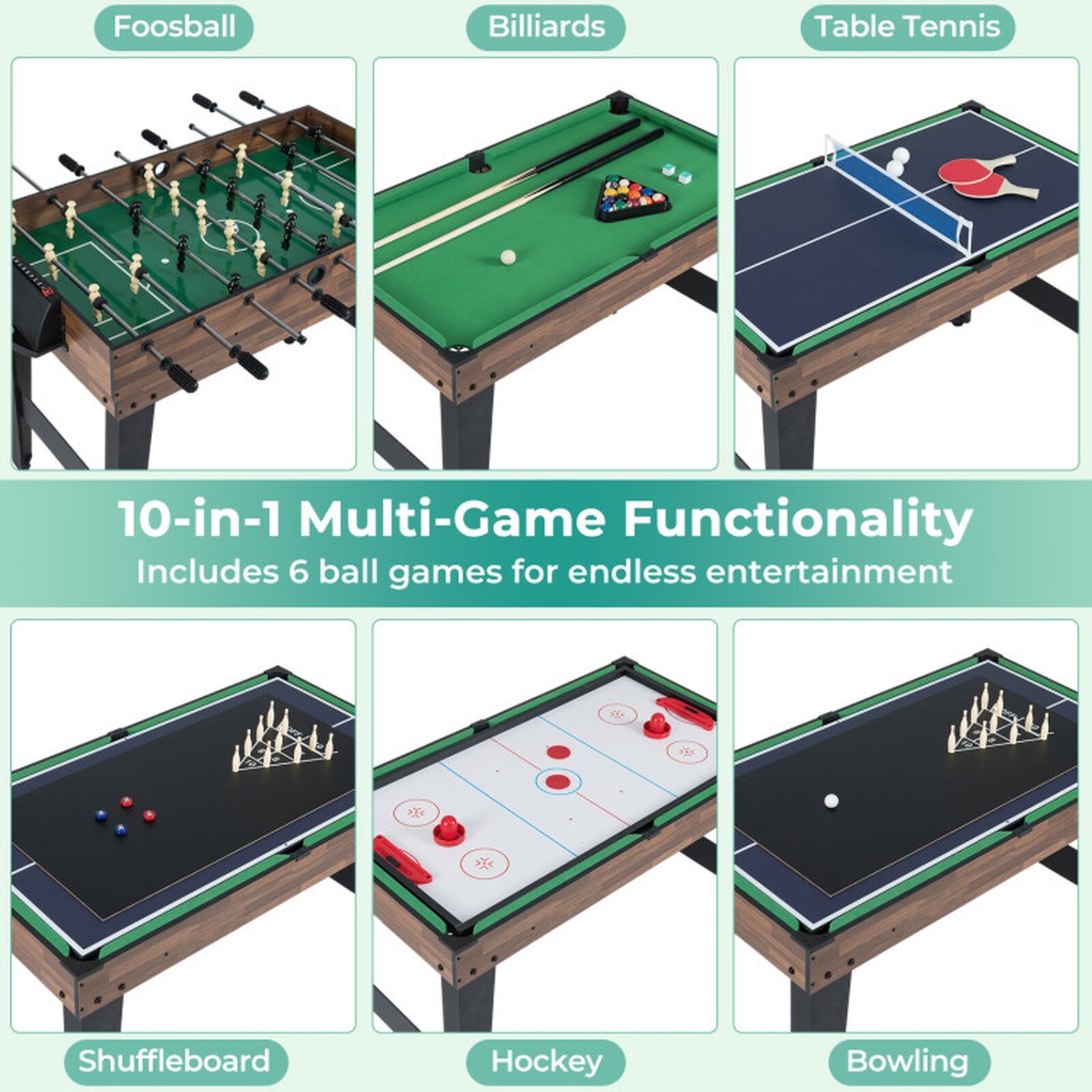 SUGIFT LW102SUGHY3214 Multi-Game-Tables - View #6
