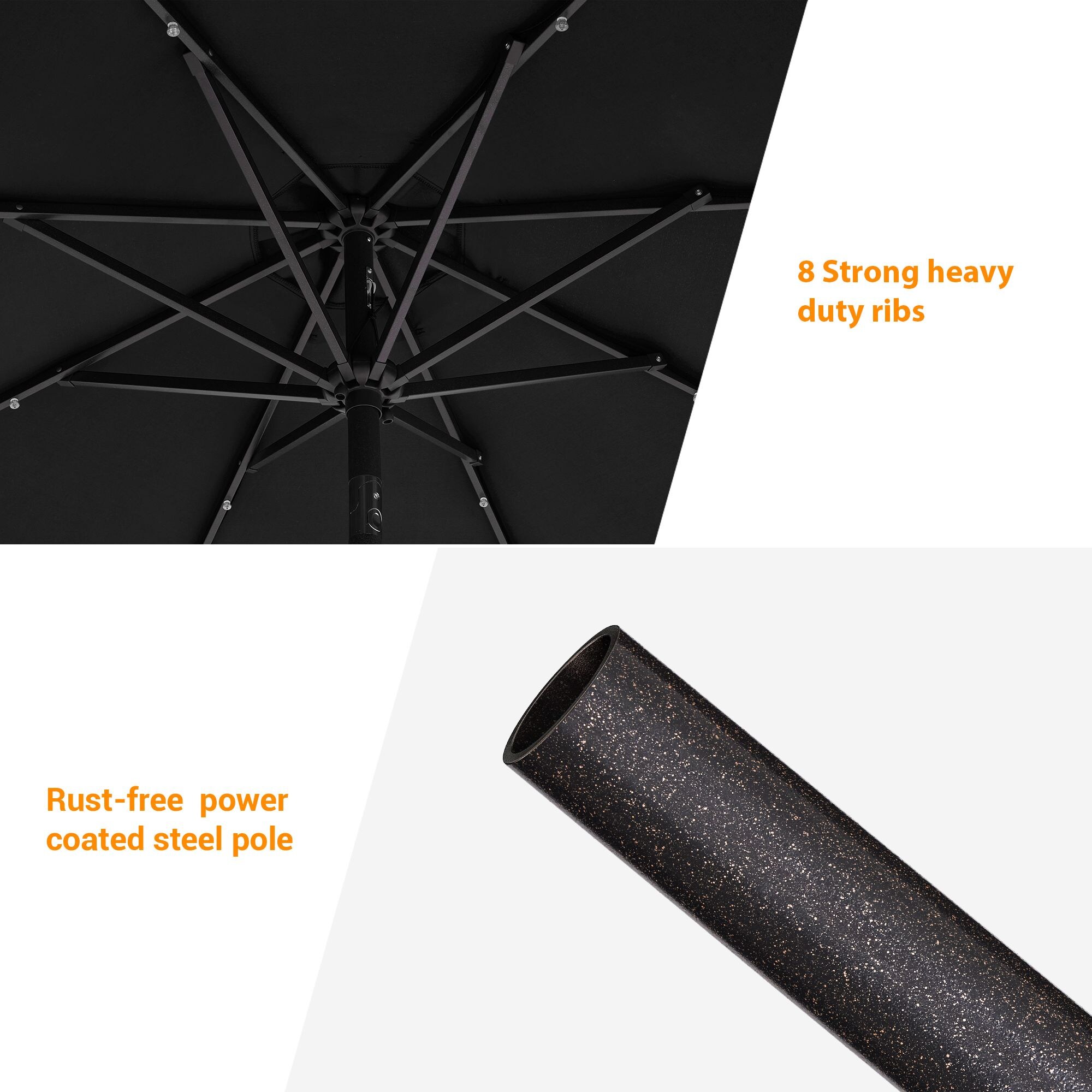 Sonkuki SD-TJLED09BK Umbrellas-2 - View #4