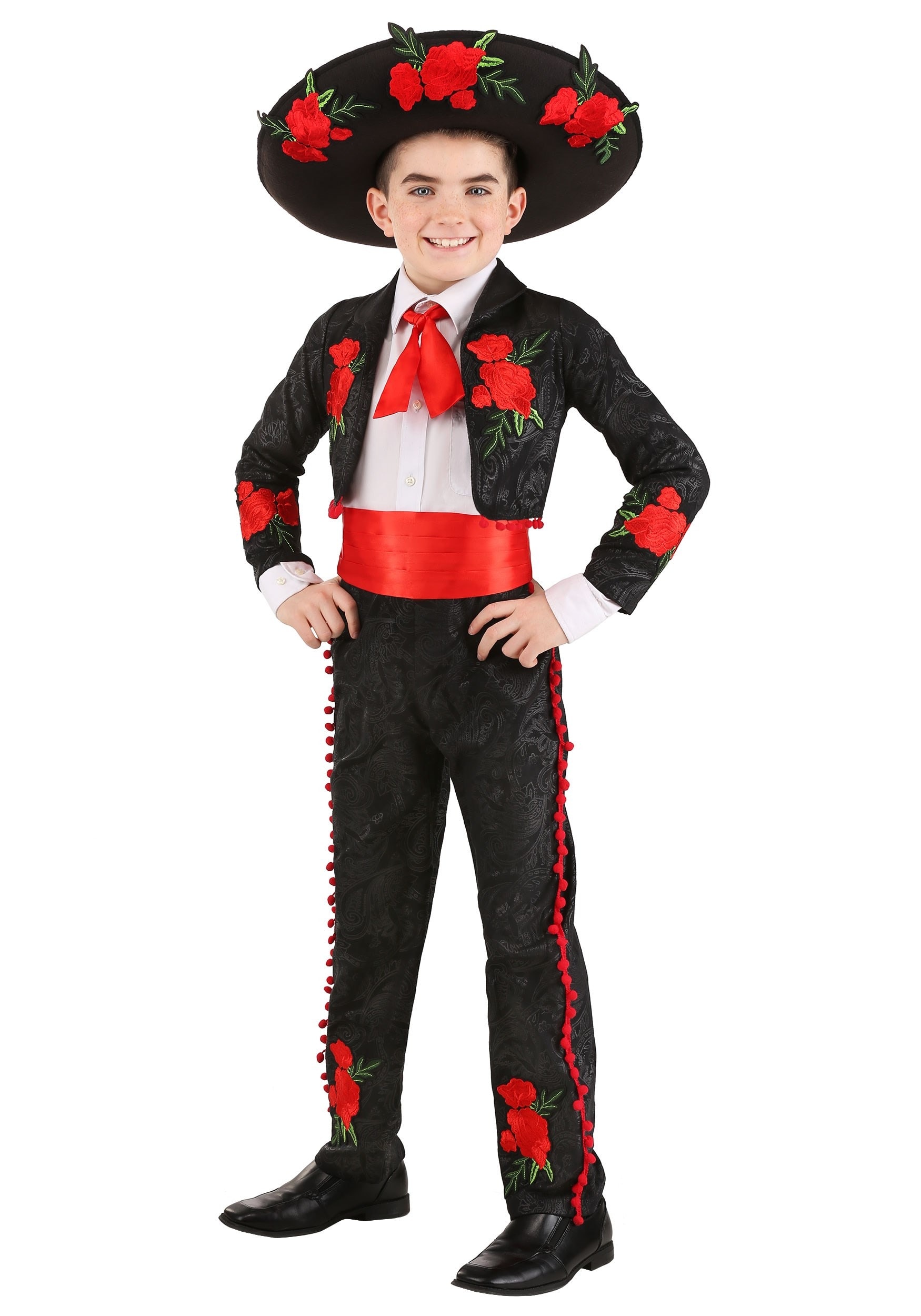 HalloweenCostumes.com FUN6773CH-L FUN Costumes Mariachi Kid's Costume Large