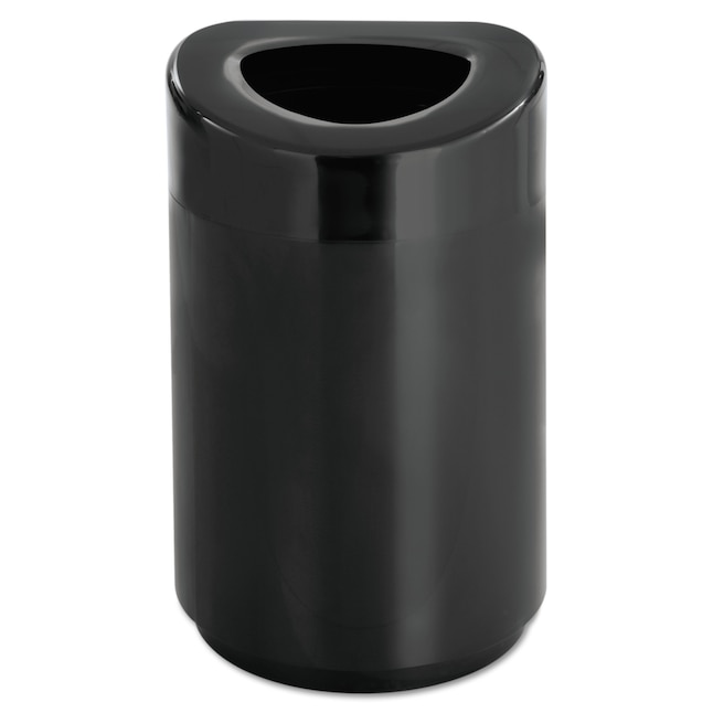 Safco 30-Gallons Black Steel Commercial Touchless Kitchen Trash Can with  Lid Indoor in the Trash Cans department at