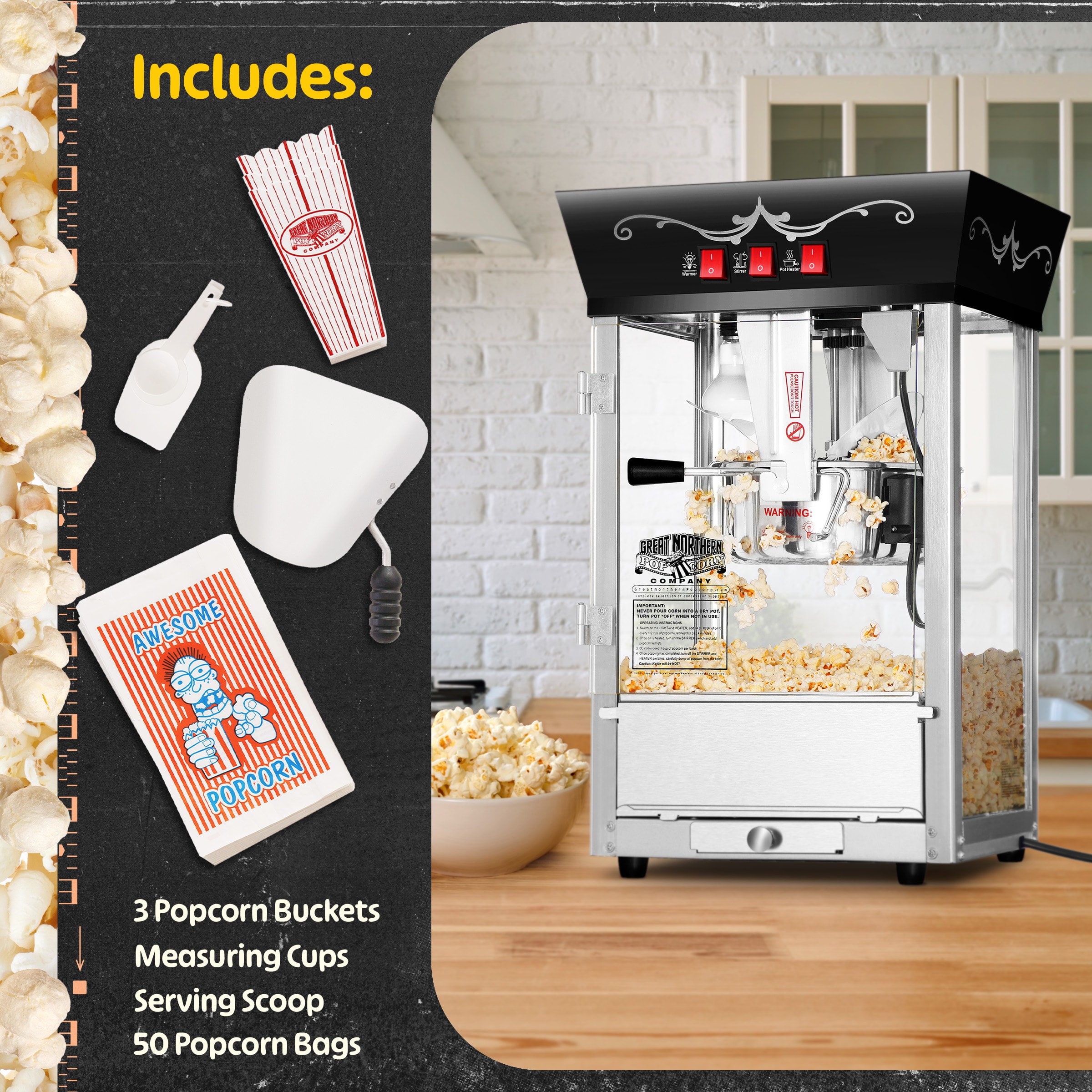 Great Northern Popcorn 569864QKY Popcorn-Makers - View #3