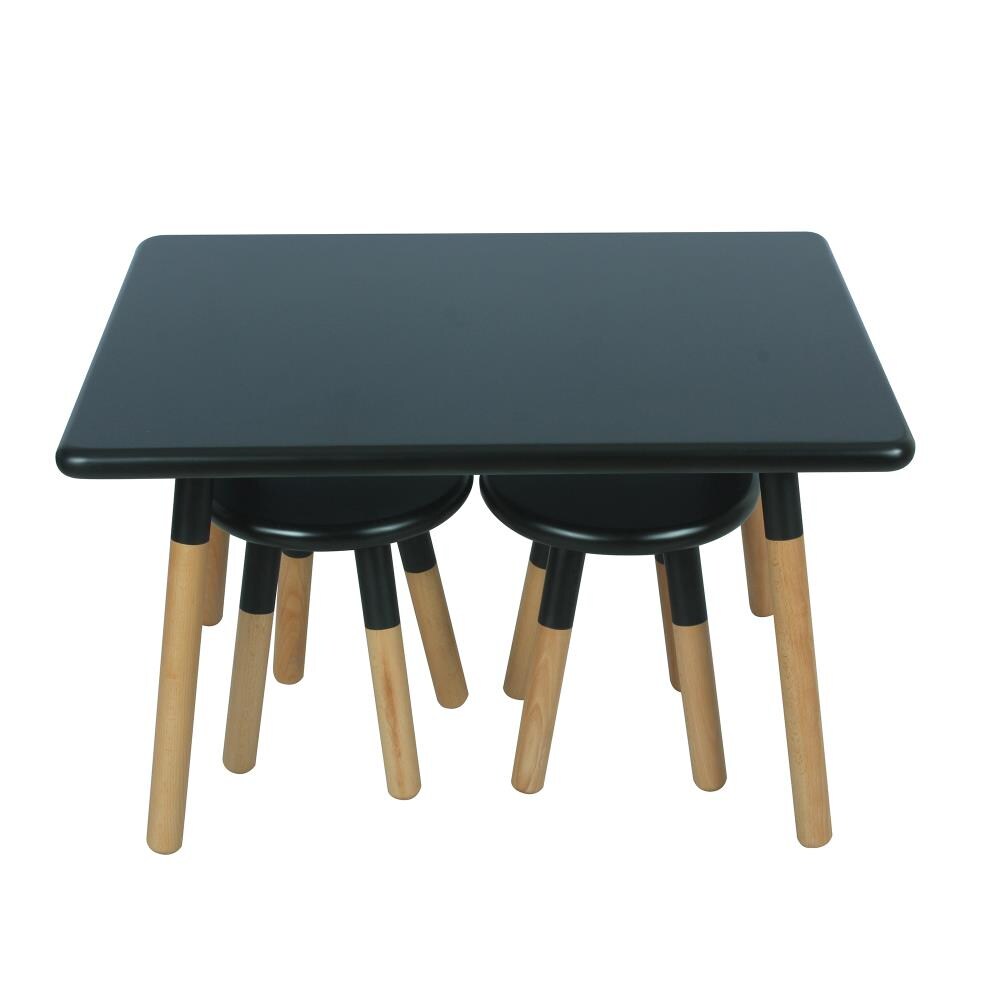 Black childrens deals table and chairs