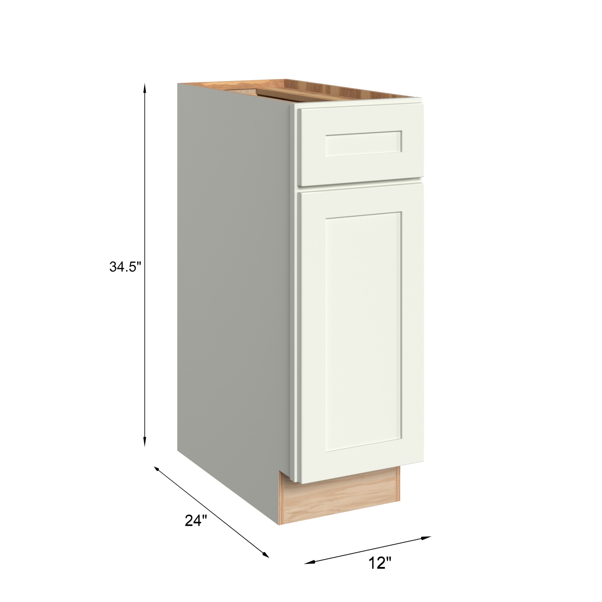 KraftMaid Momentum B12RG71 Cabinets-Kitchen - View #3