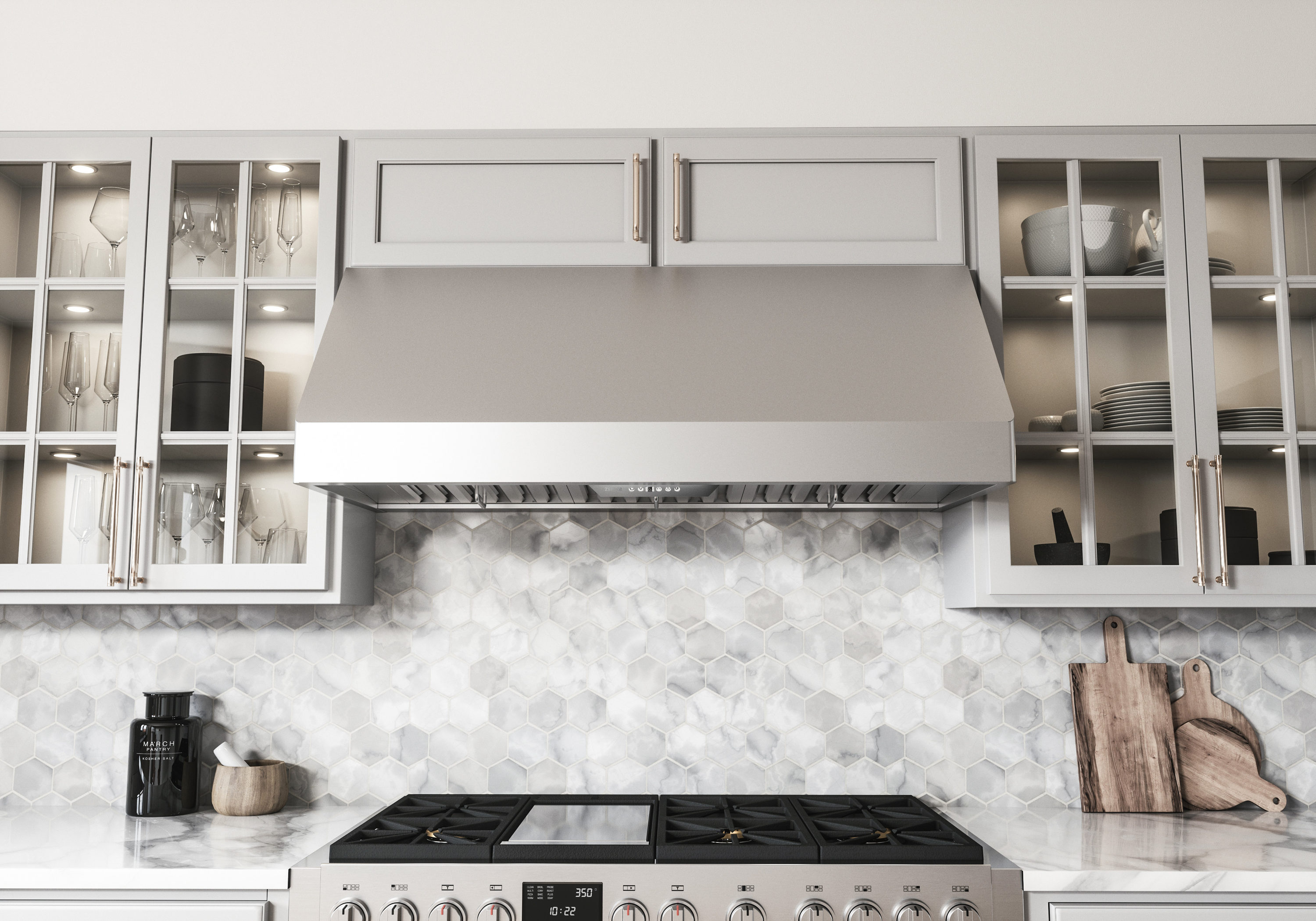 Tempest II 48" Stainless Steel Convertible Wall Mounted Range Hood