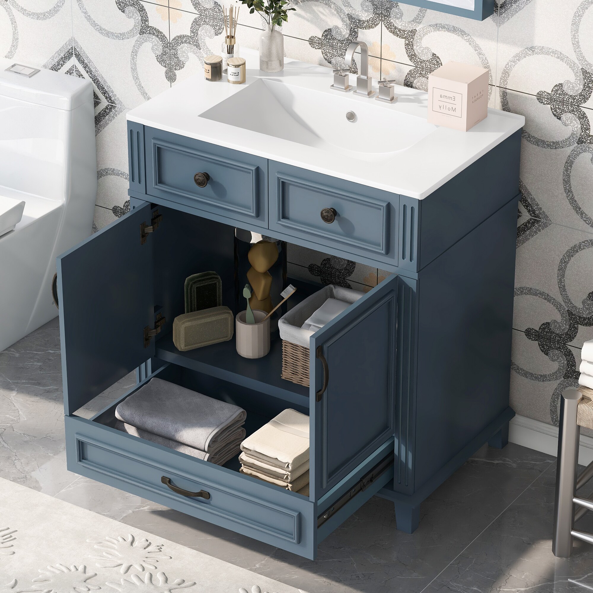 LOVMOR SF-M-N710P190656C Bath-Vanity-Combo - View #2
