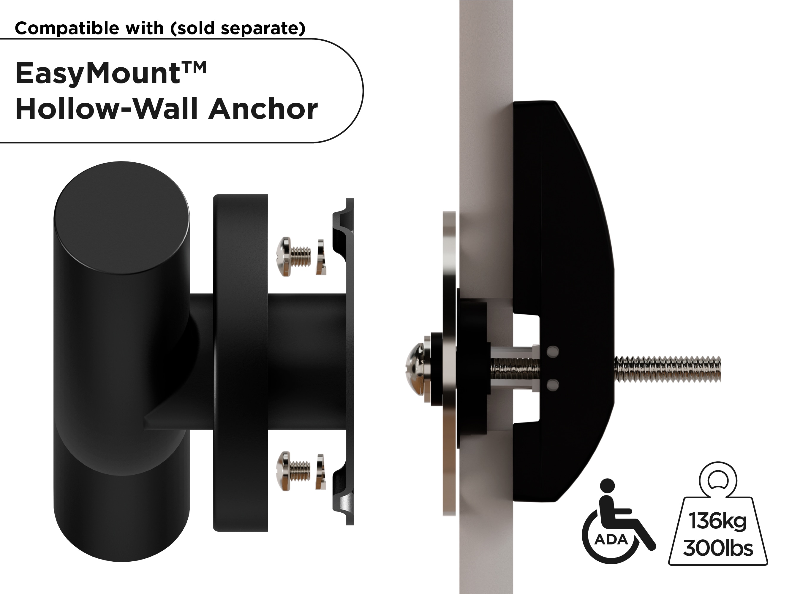 HealthCraft WGB-18-LR-BLK Grab-Bars - View #6