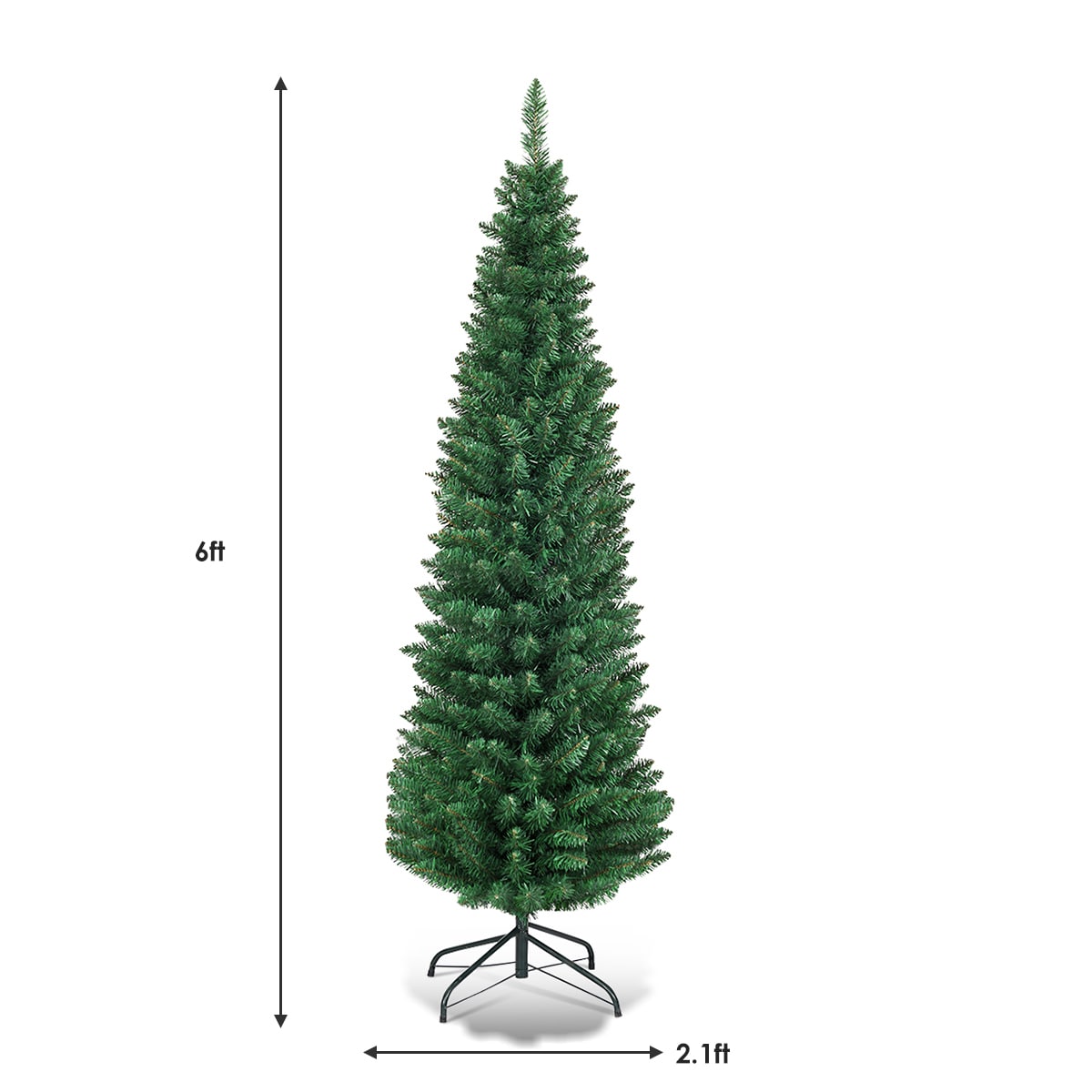 Costway CM20654 Artificial-Christmas-Trees - View #10
