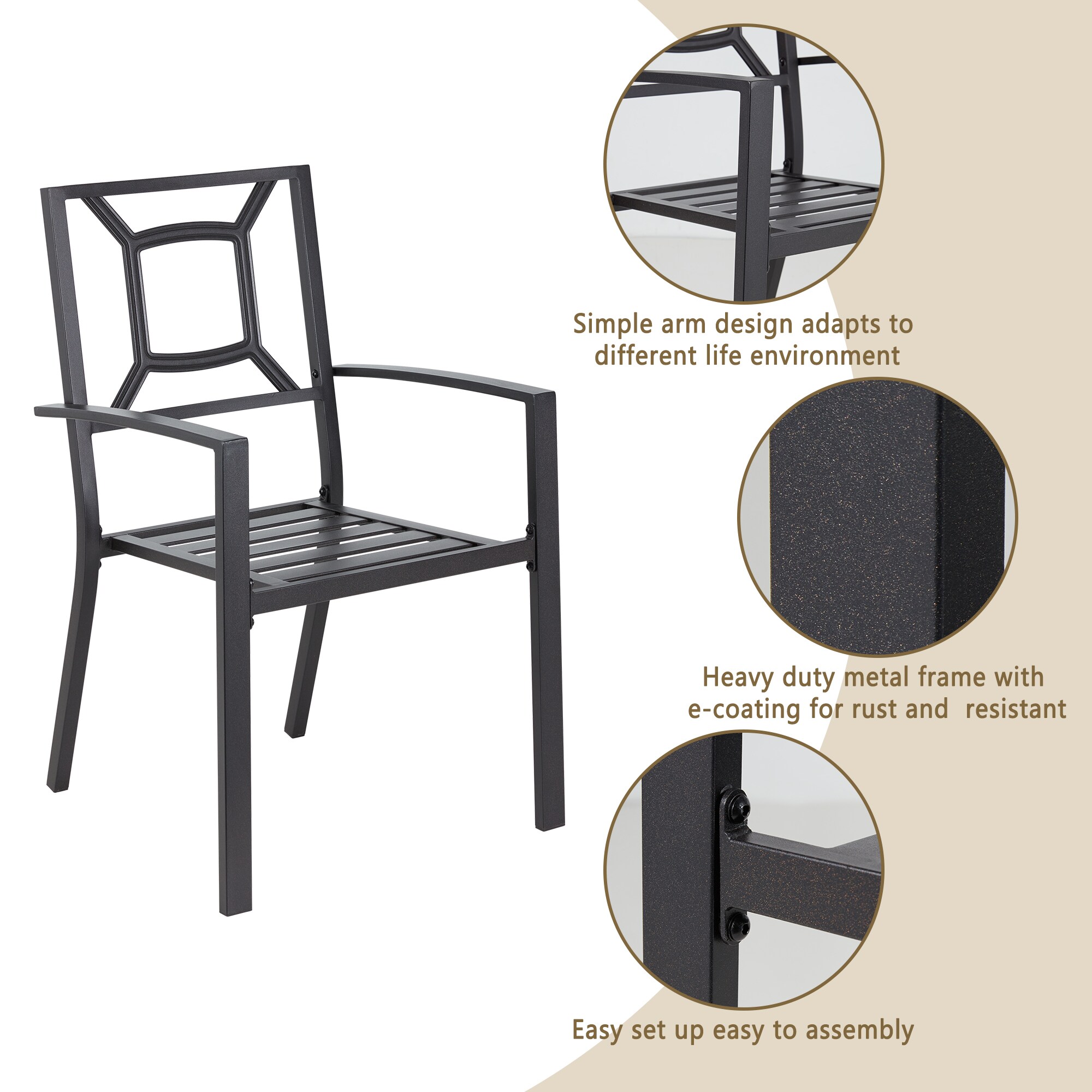 Mondawe MO-16108BR-NY Patio-Chairs - View #5