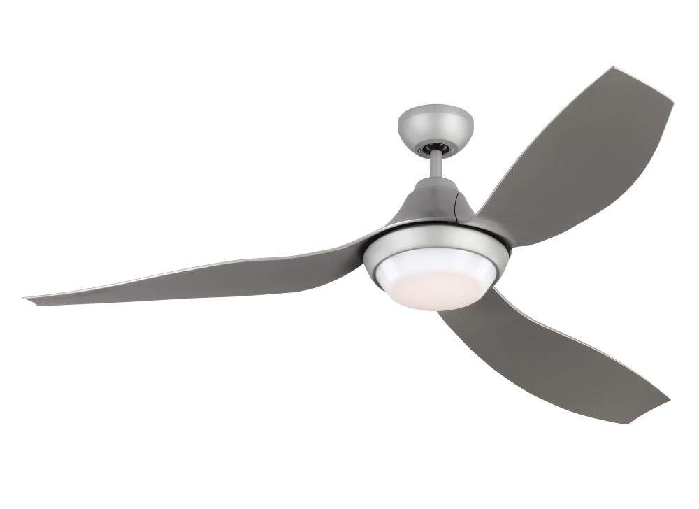 Monte Carlo 3AVOR56GRYD-V1 Avvo 56-in Gray Integrated LED Indoor/Outdoor Ceiling Fan with Light and Remote (3-Blade)