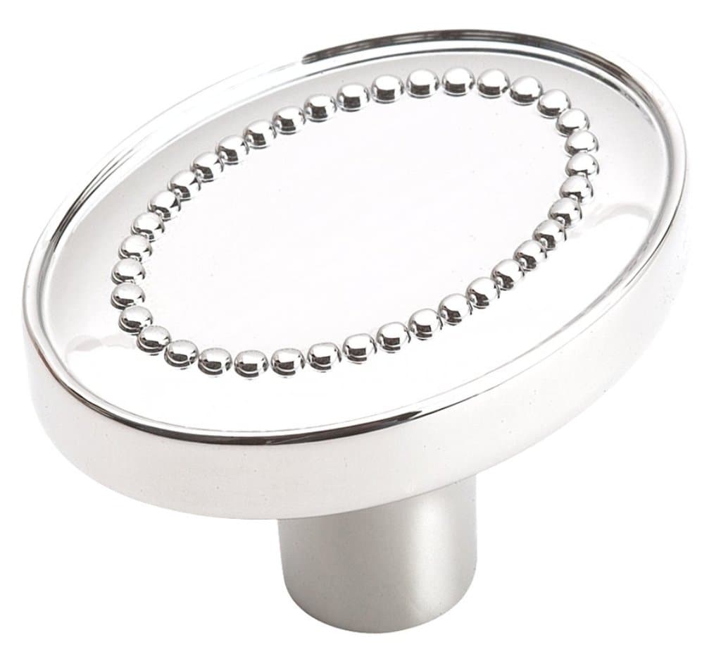 Amerock BP26133-26 Opulence Polished Chrome Oval Traditional Cabinet Knob