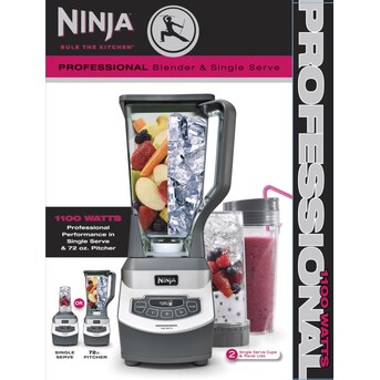 Ninja 72-oz Black Pulse Control Blender at Lowes.com