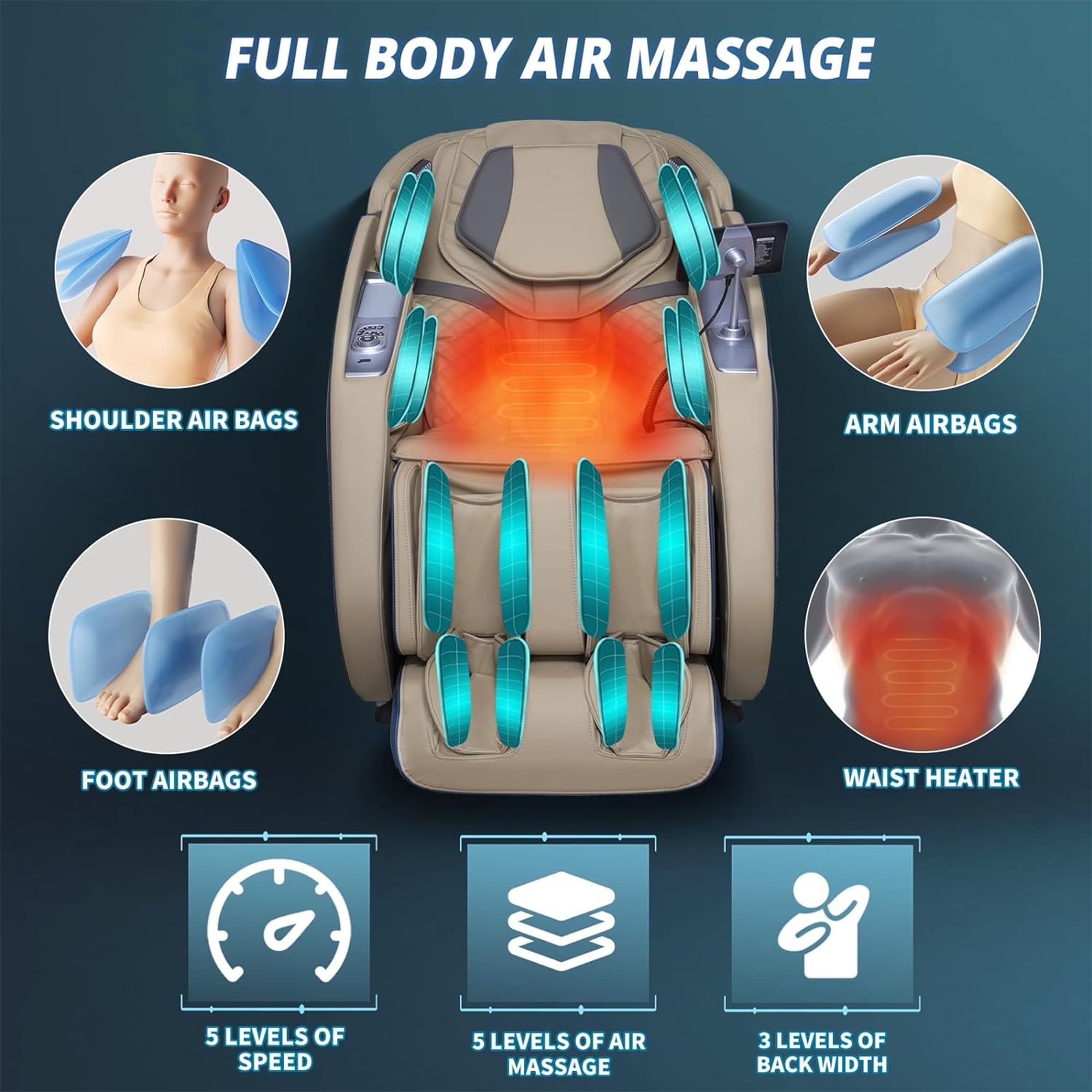 Medfinity HHA337-BLU recliners - View #3