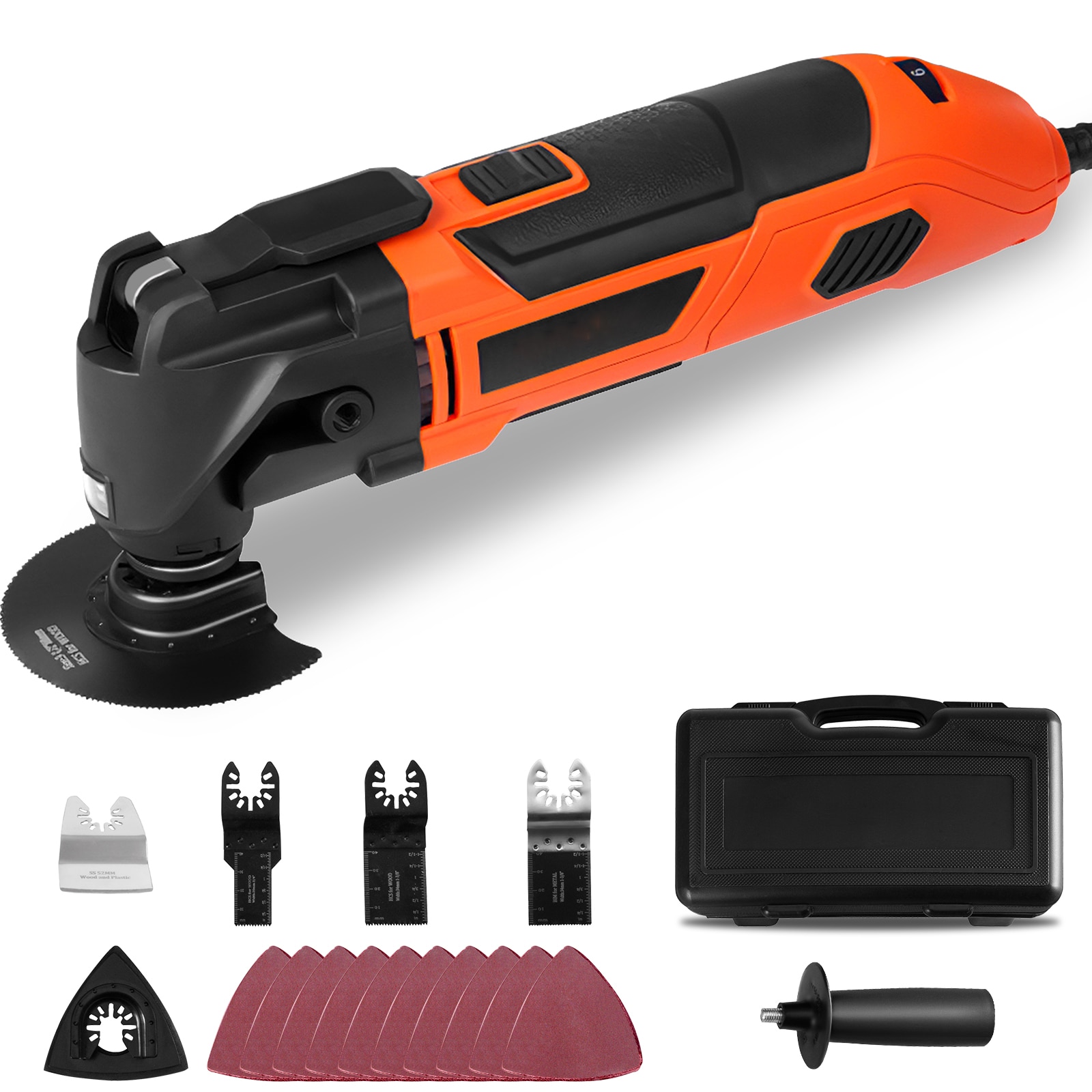 SVOPES SVOPESYSKZDGJ13338V1 4 -Amp Variable speed 16 -Piece Oscillating Multi-Tool with Soft Case