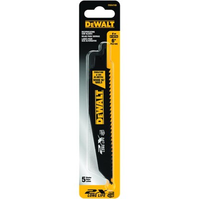 Irwin 10504155 Sabre Saw Blades Nail Embeded Wood Cut Pack of 5