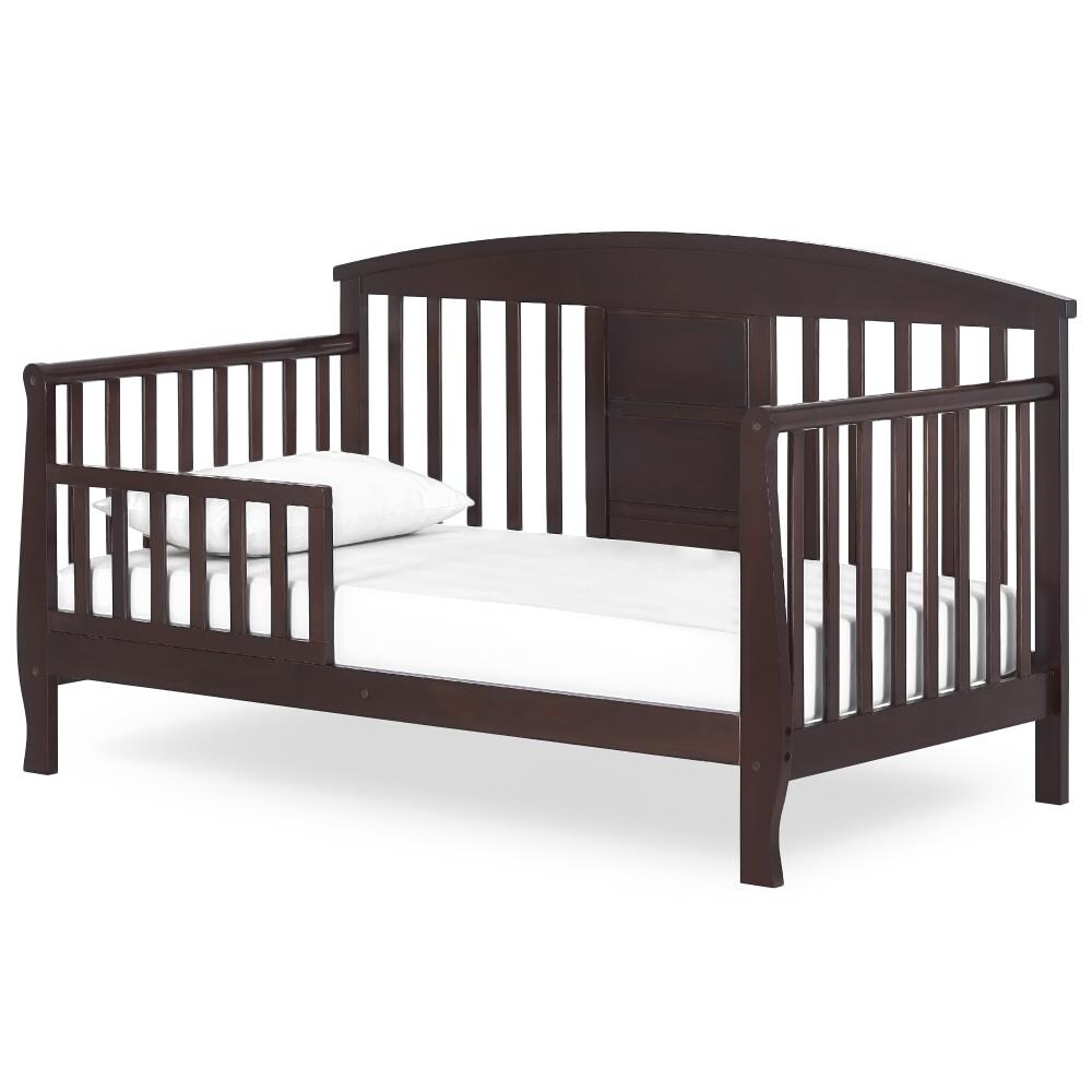 Dallas Espresso Toddler Day Bed - Contemporary Style, Espresso Finish, Pine Wood Construction in Brown | - Dream On Me 651-ESP