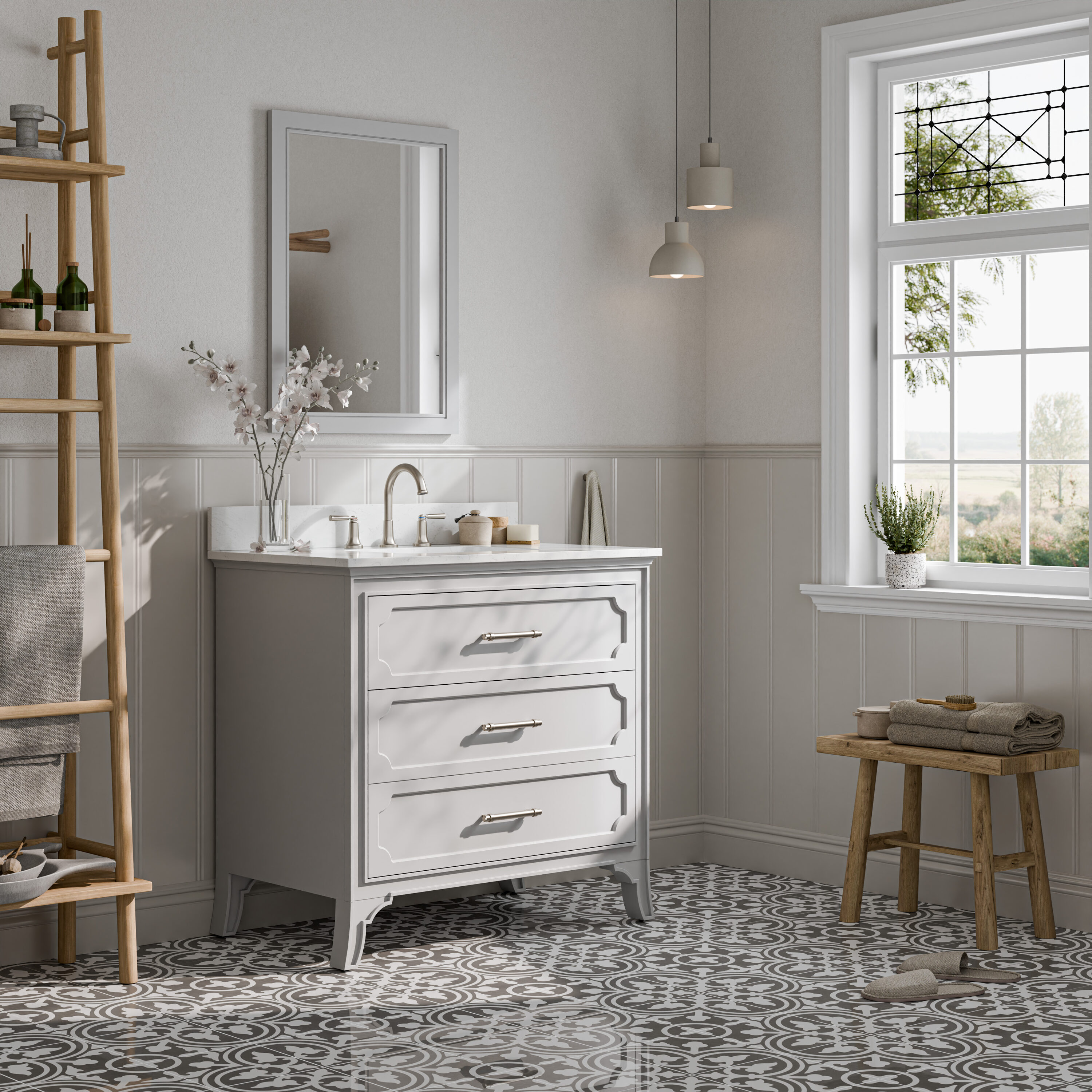 allen + roth 1008VTC-36-242-925UR Bath-Vanity-Combo - View #12