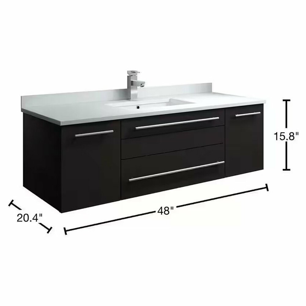 Fresca FCB6148ES-UNS-CWH-U Bath-Vanity-Combo - View #14