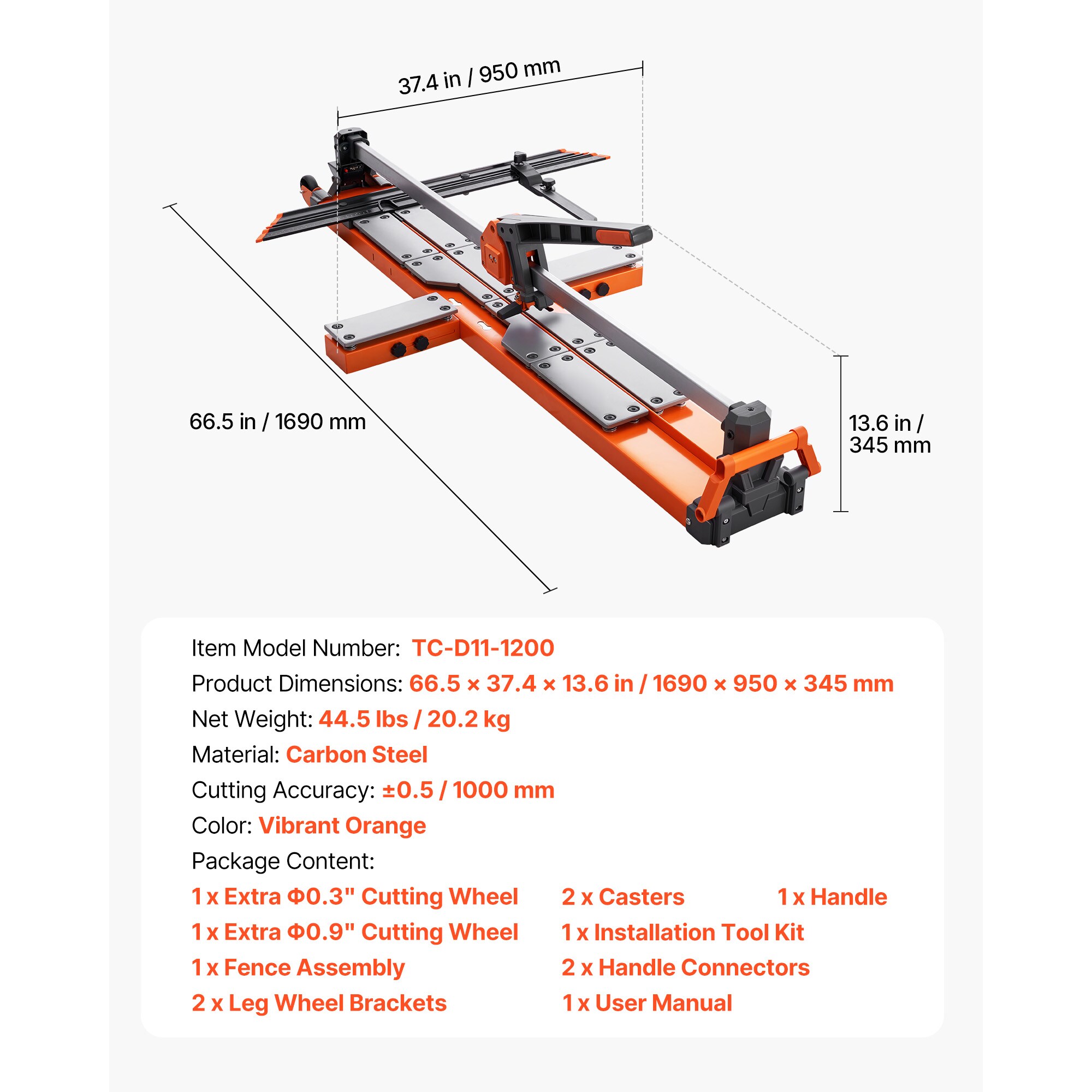 VEVOR SCDHDZPTK12M17499V0 Manual-Cutters - View #7