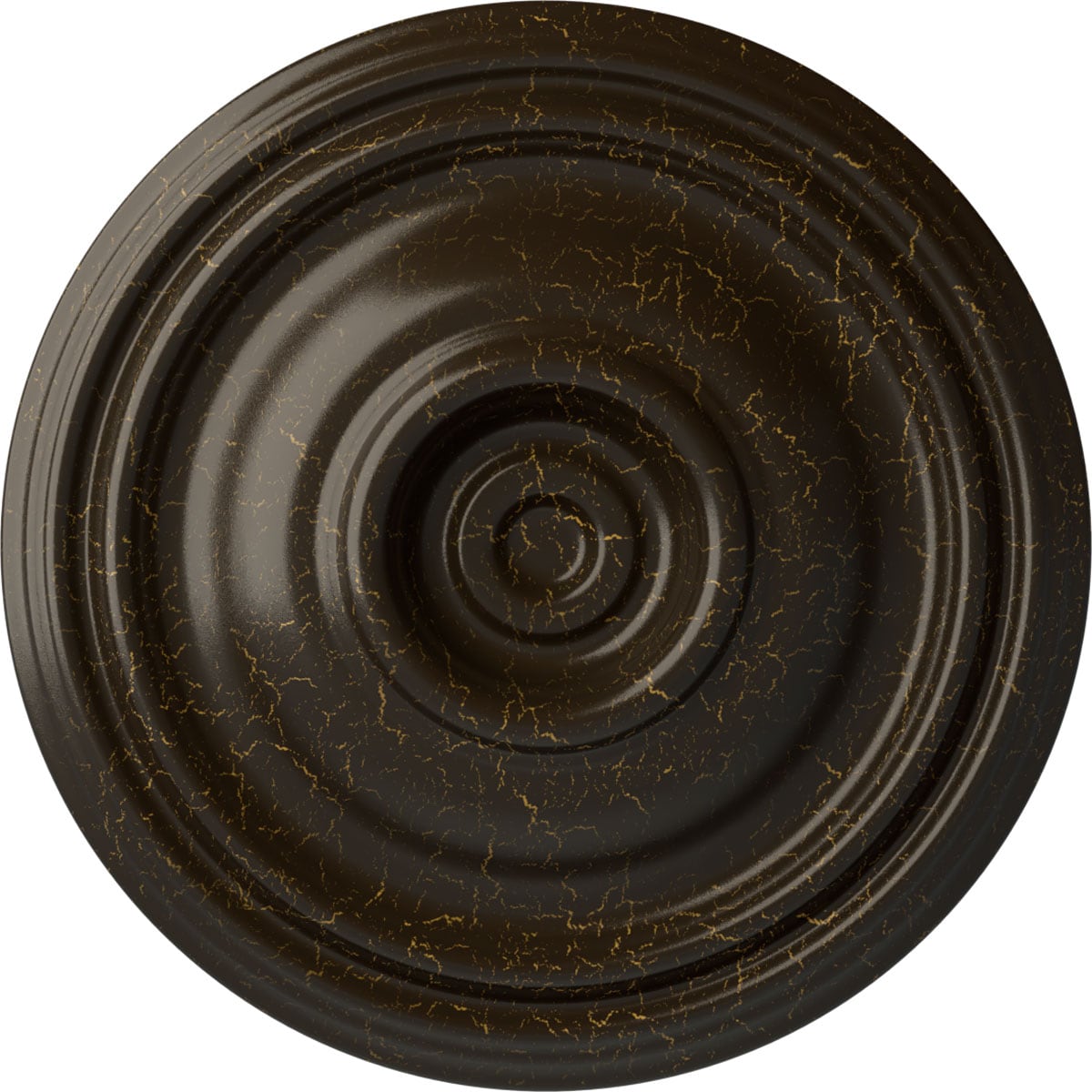 Ekena Millwork CM14TRSHC Traditional 14.75-in W x 14.75-in L Painted Stone Hearth Crackle Polyurethane Whole Ceiling Medallion