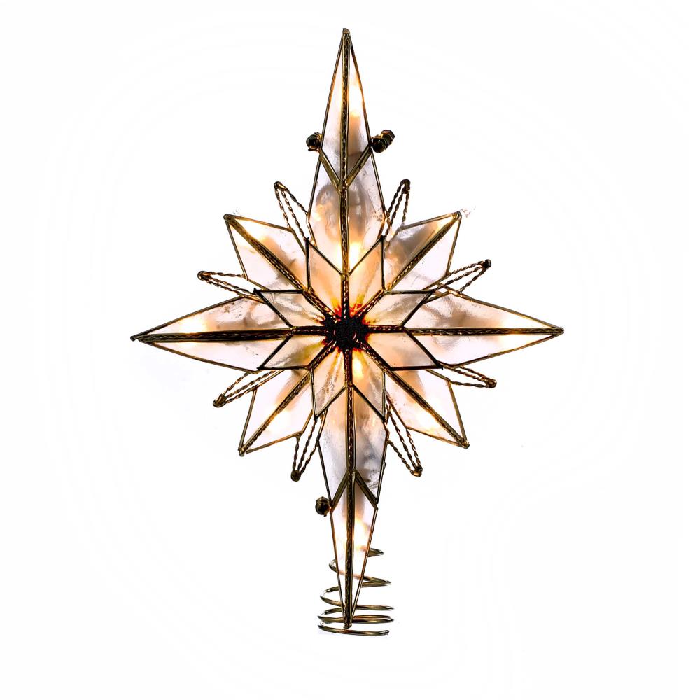 Kurt S. Adler UL3016 10.5-in Star Multi-color Multicolor Christmas Tree Topper