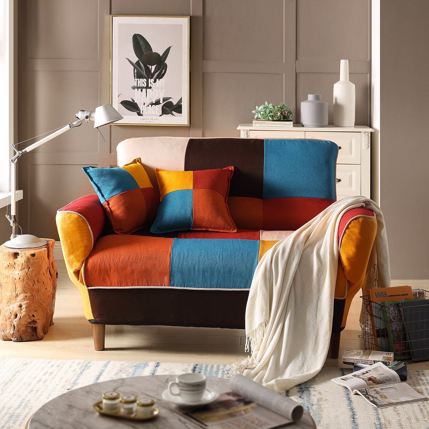 GZMR BB1953-WH Sofas-Loveseats - View #2