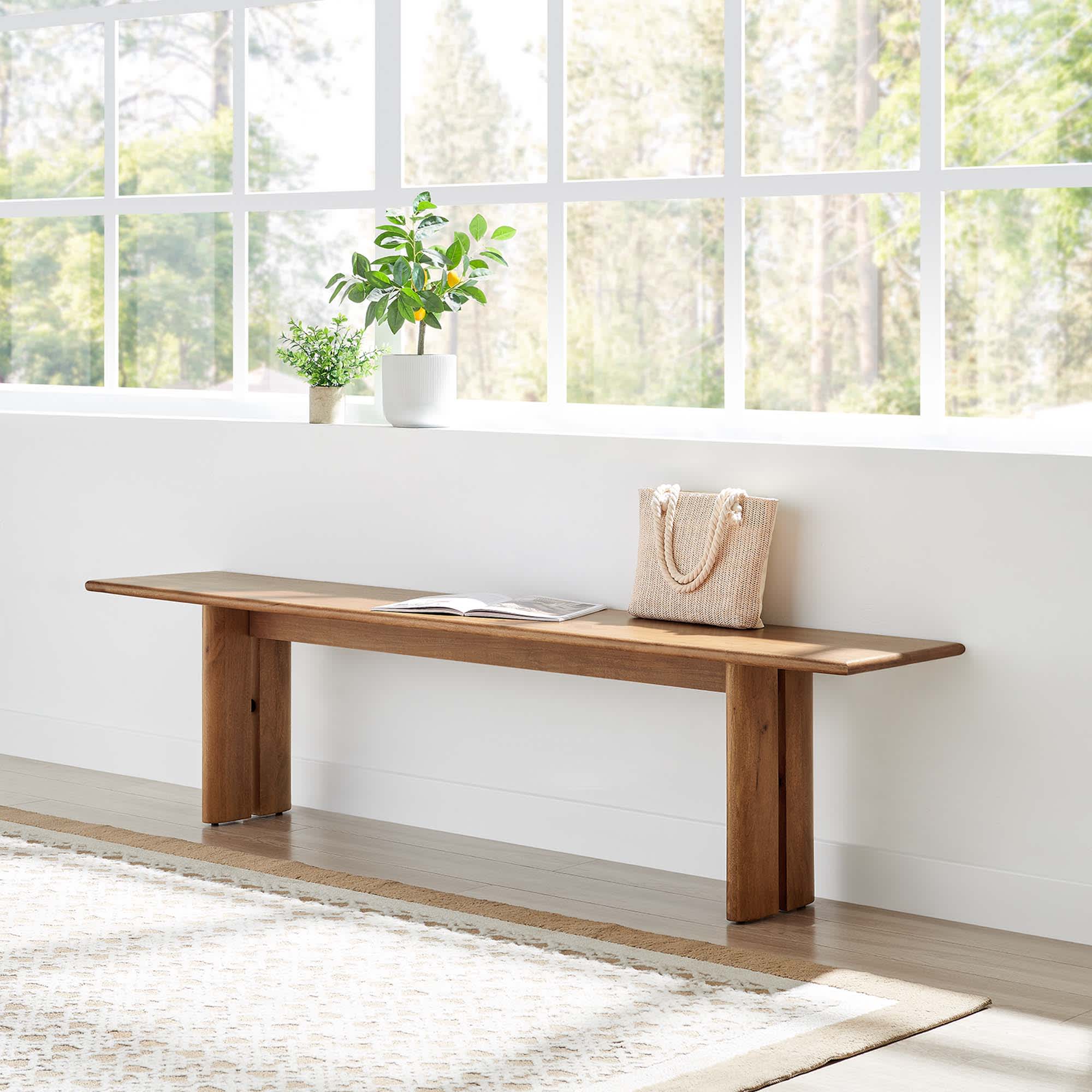 Modway EEI-6345-WAL bench - View #10