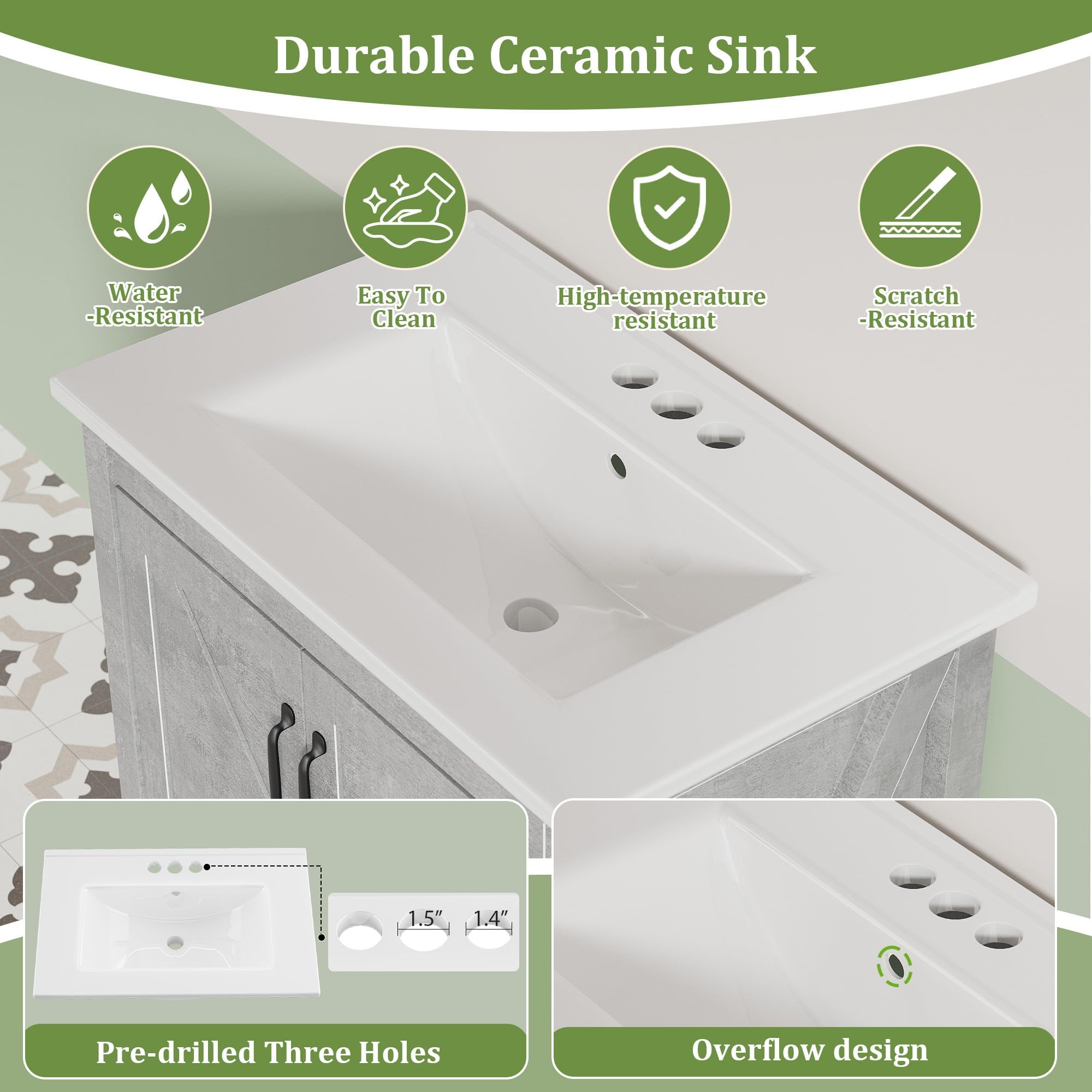 DEXSO ENCOREPHKBA17734 Bath-Vanity-Combo - View #6