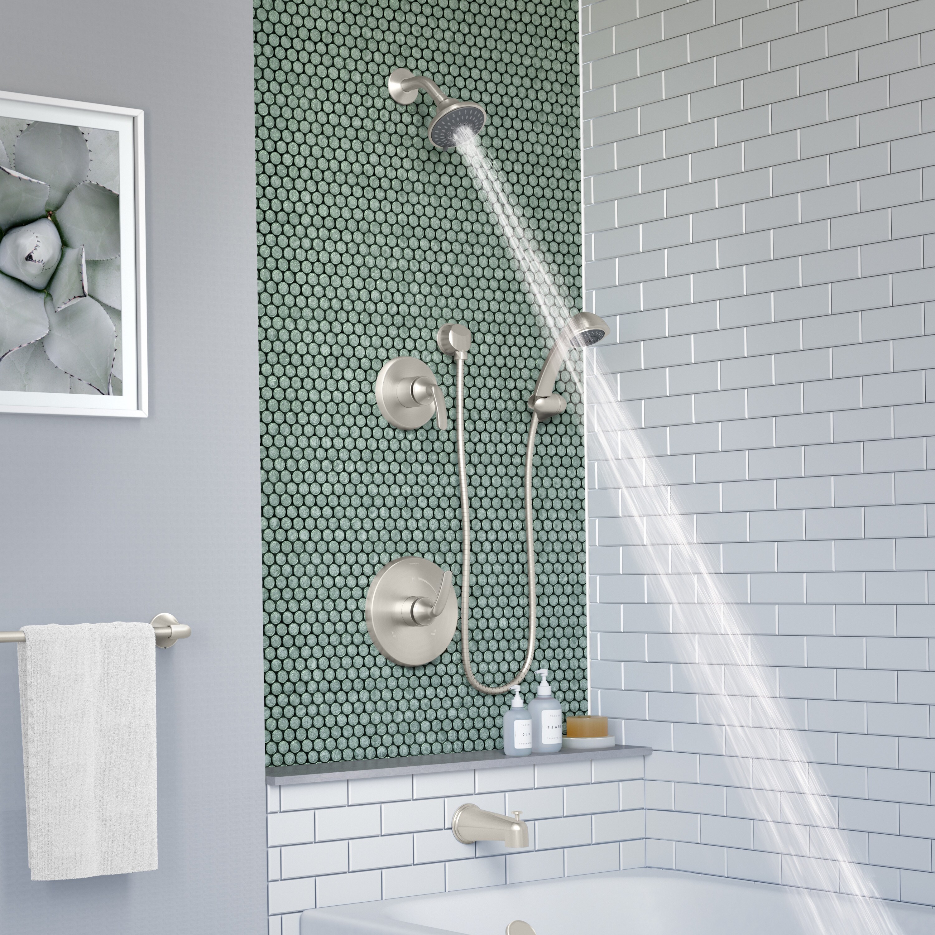 Symmons 5506-STN-1.5-TRM Tub-Shower-Faucets - View #3
