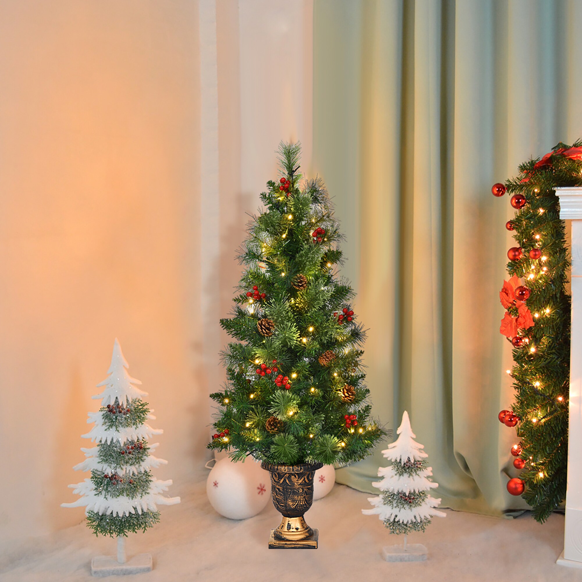 Goplus LWS00812 Artificial-Christmas-Trees - View #10