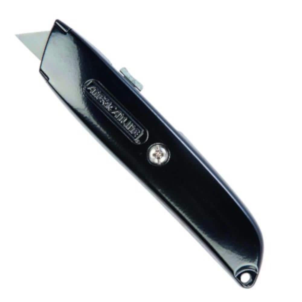 HYDE 876200 3/4-in 1 -Blade Retractable Utility Knife with On Tool Blade Storage