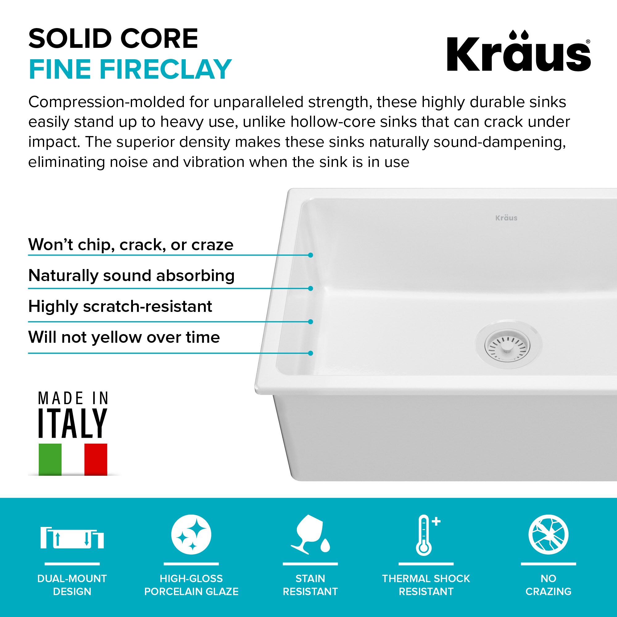 Kraus KFD1-30GWH Kitchen-Sinks - View #10