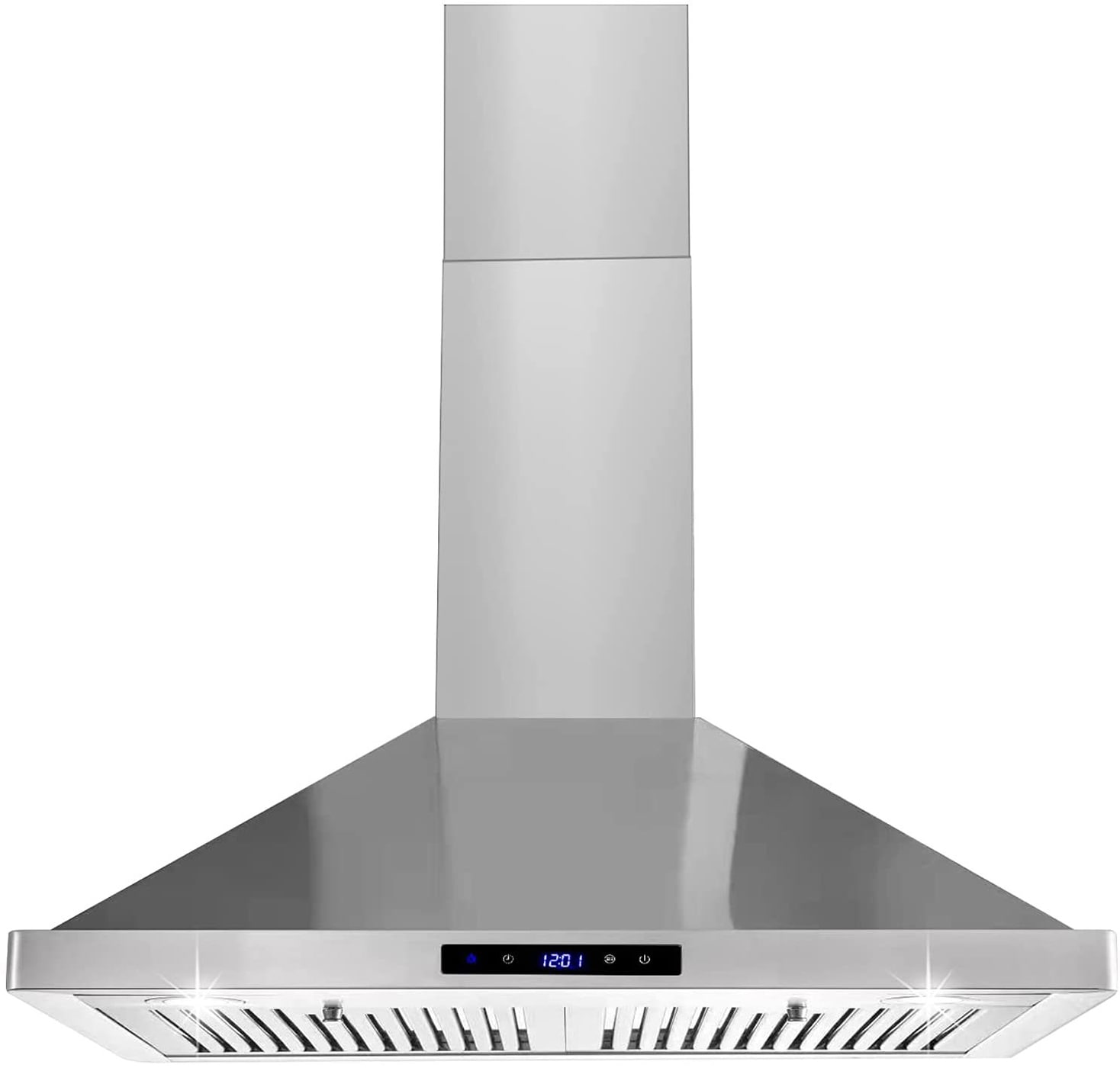 Kahomvis GEHT-DOQP-65G 30 inch Ducted 700-CFM Recirculating stainless steel Wall-Mounted Range Hood