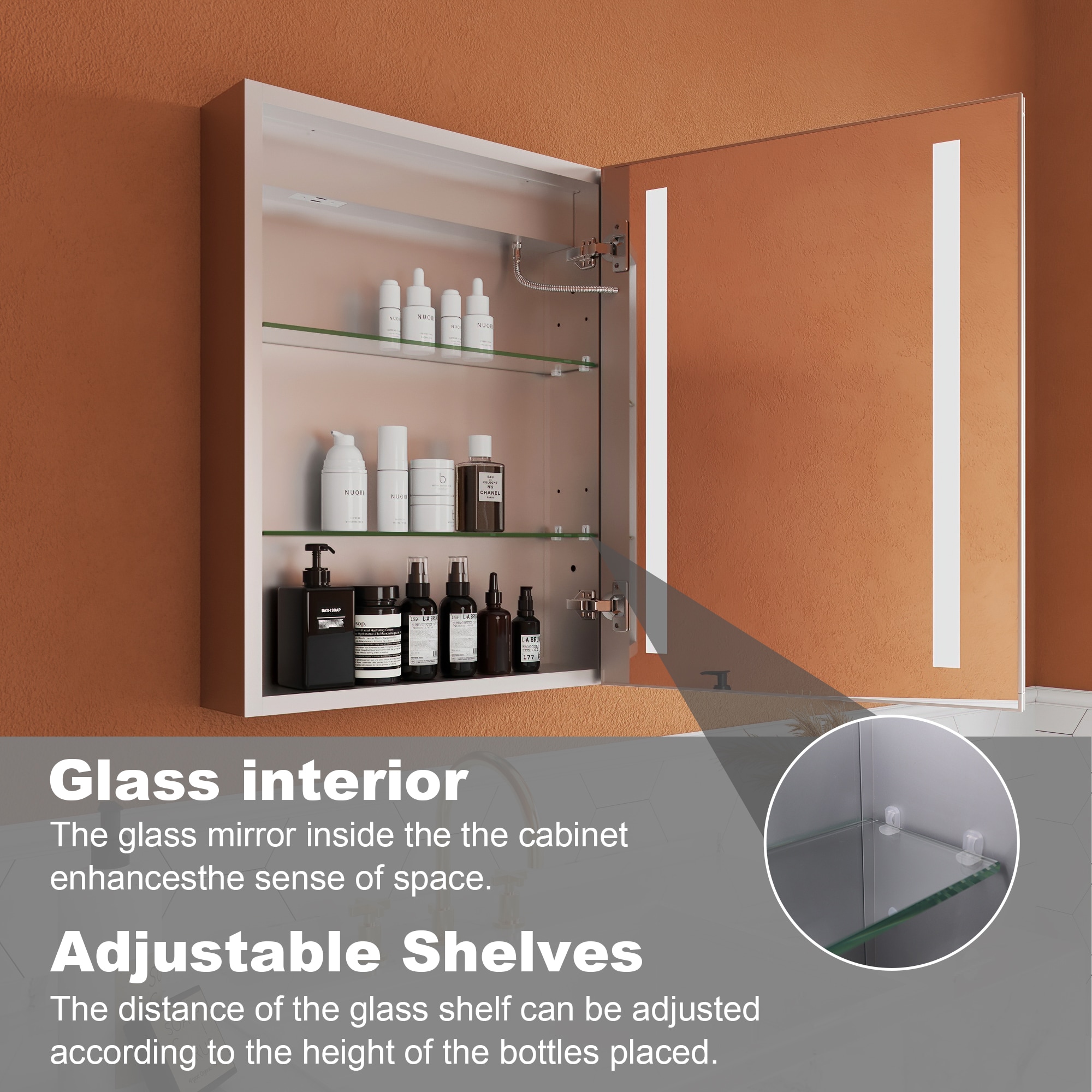ExBrite DHMC2026V3R Bathroom-Medicine-Cabinets - View #9
