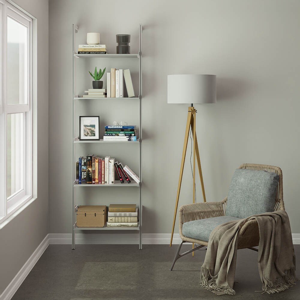 Modern Shelving ALUMPAL-1224-SS Wall-Mounted-Shelving - View #2