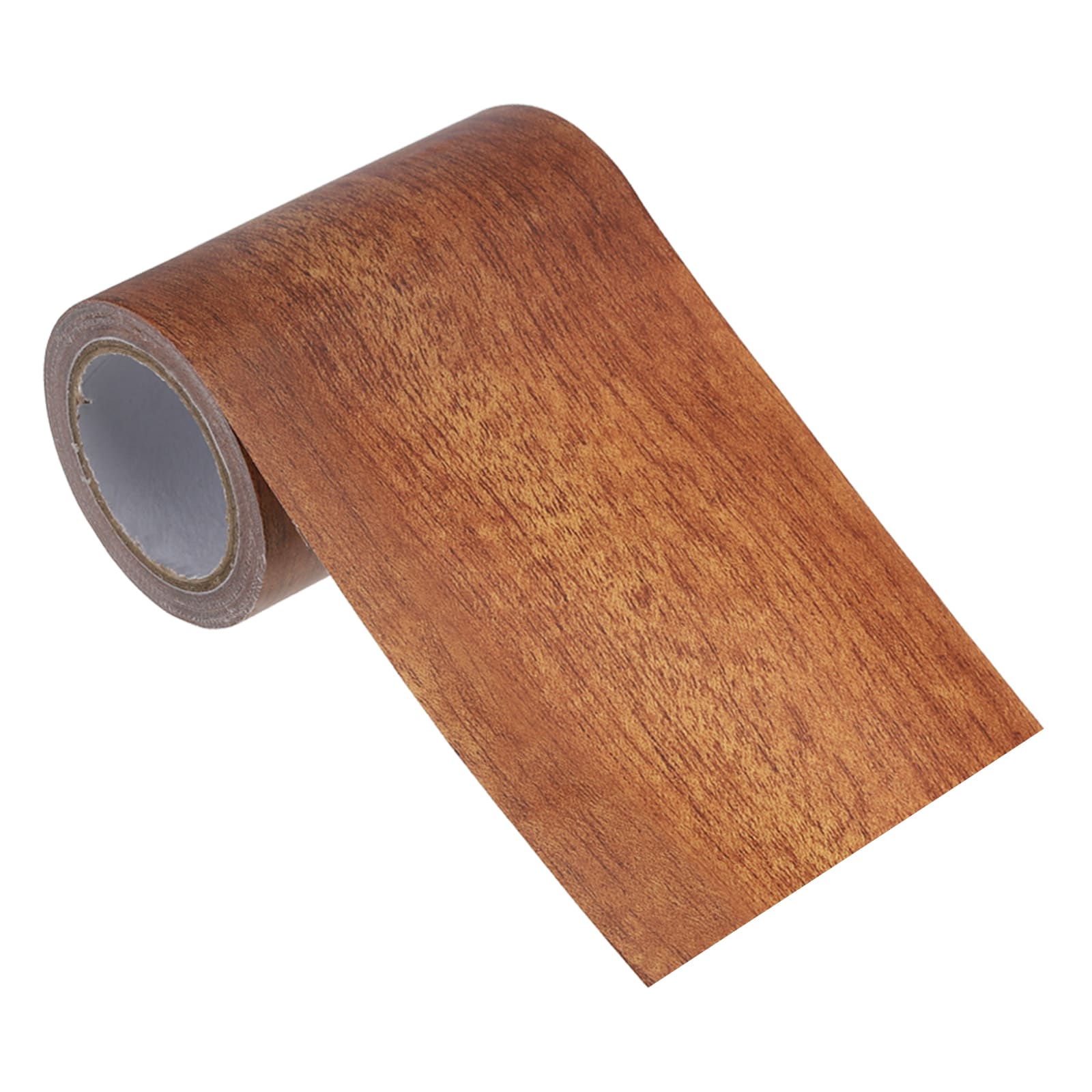 PATIKIL Wood Grain Repair Tape 3 inch x 15 ft Self Adhesive Realistic Textured Repair Tape Patch for Floor Door Table Cabinets Desk Mahogany