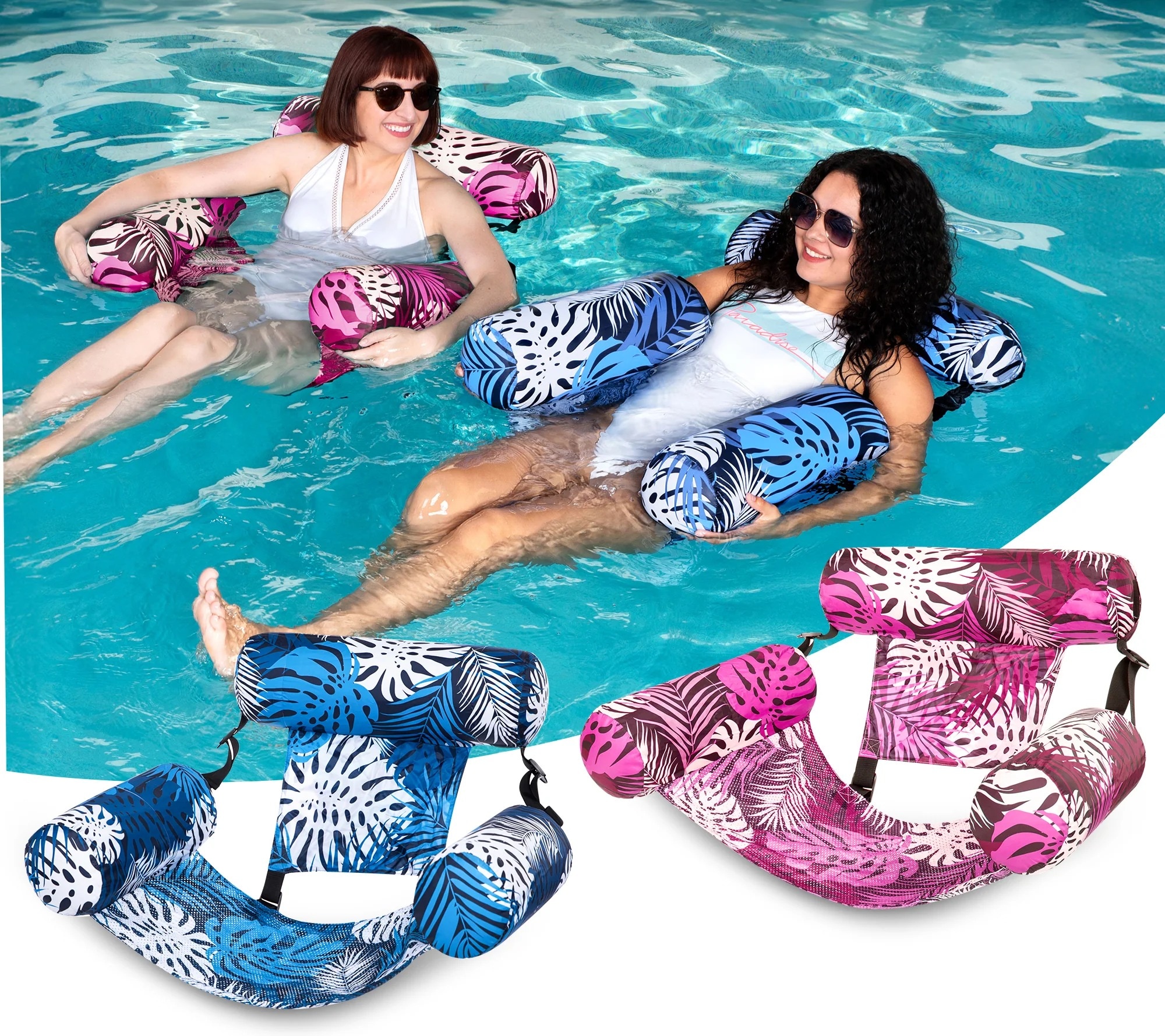 Joyfy 40952 30-Inches x 2 -Seat Blue Noodle chair 2 -Pack