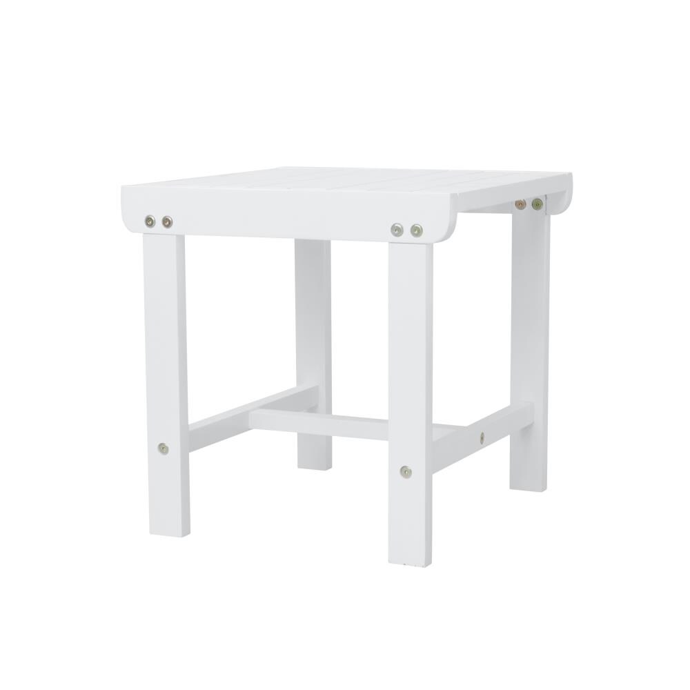 VIFAH V1844 Bradley Square Outdoor End Table 18-in W x 18-in L