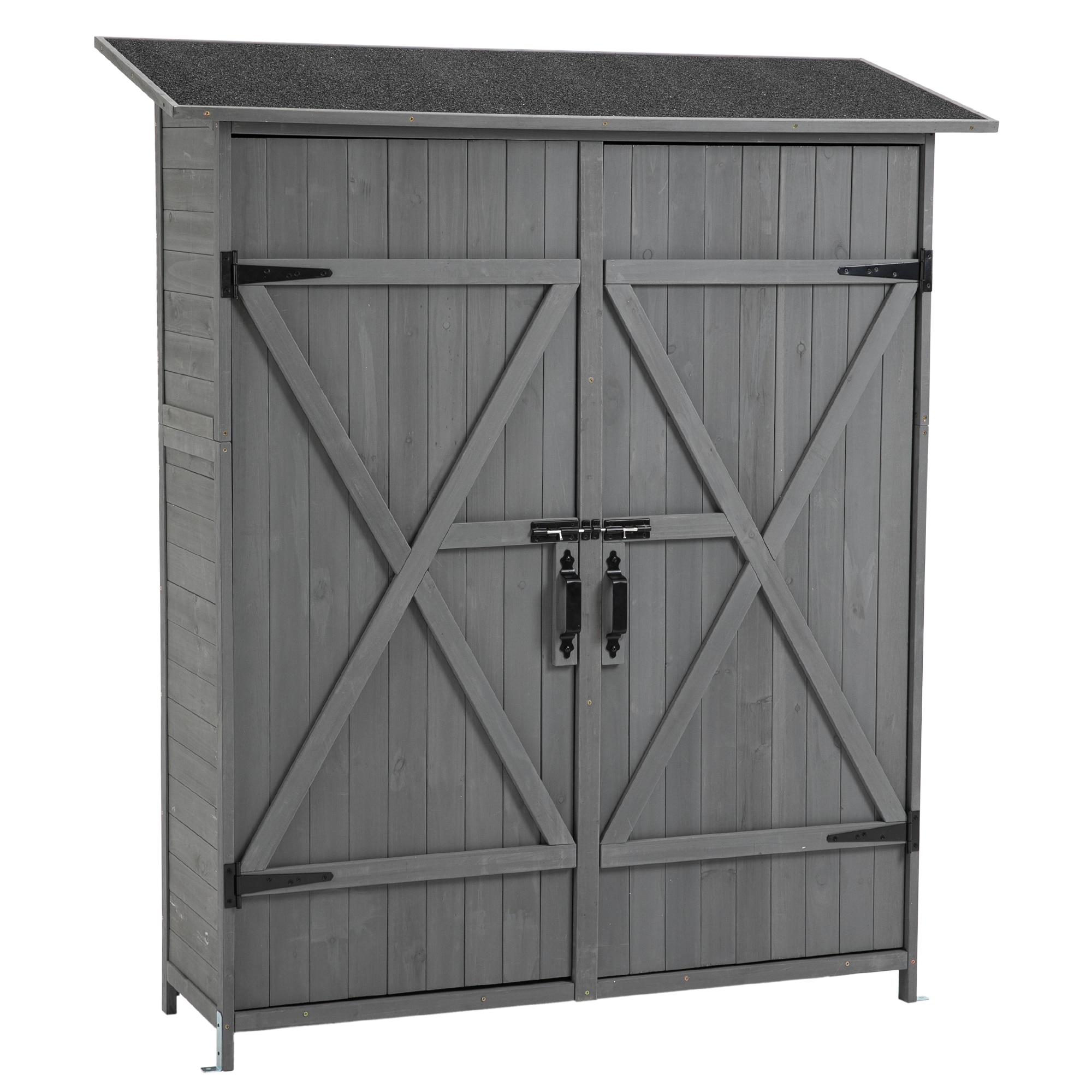Mondawe MD-HO00025 5-ft x 2-ft Lean-to Style Outdoor Storage Shed with 2 Doors