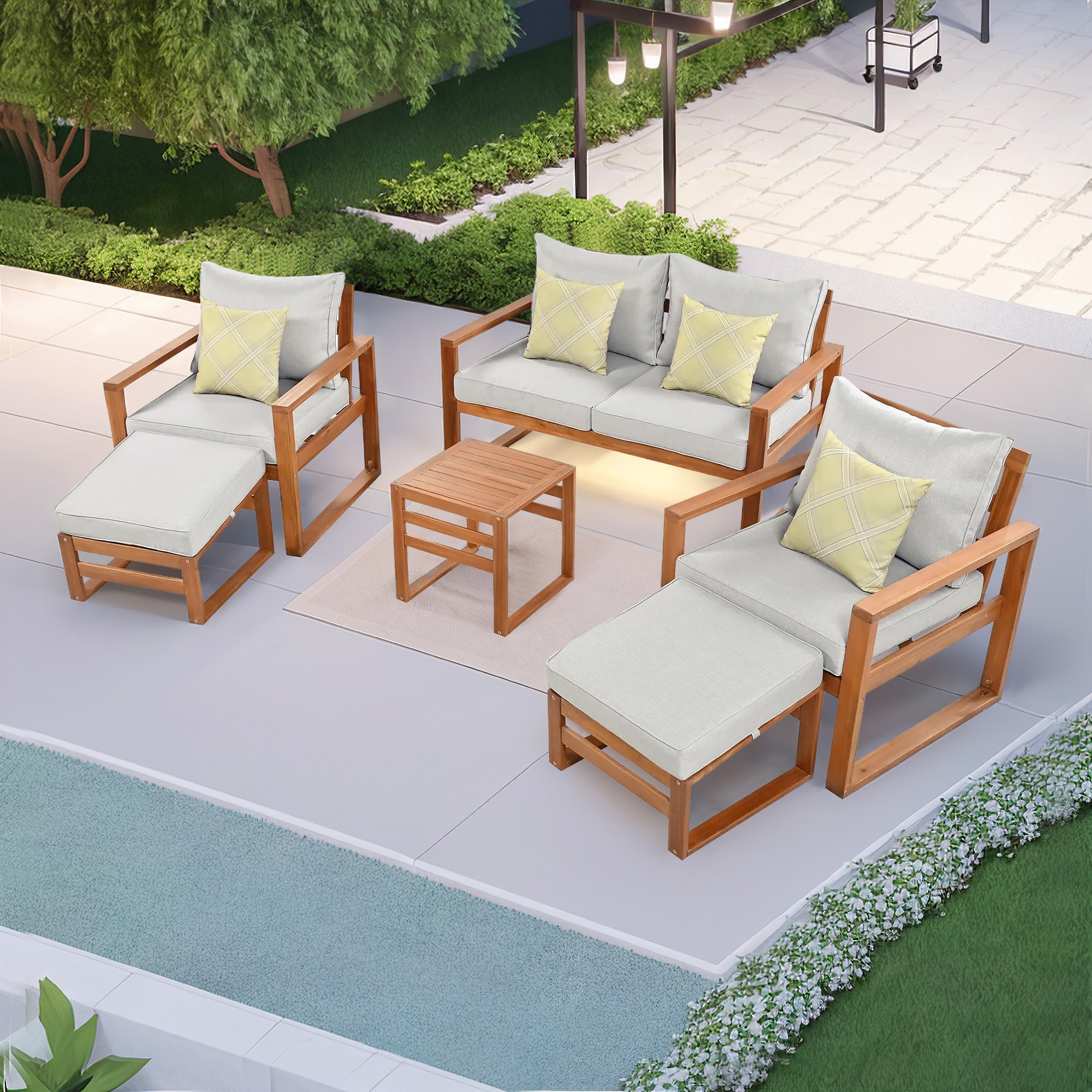 AHIOU HOME ZAAHG-009AAES Patio-Conversation-Sets - View #3