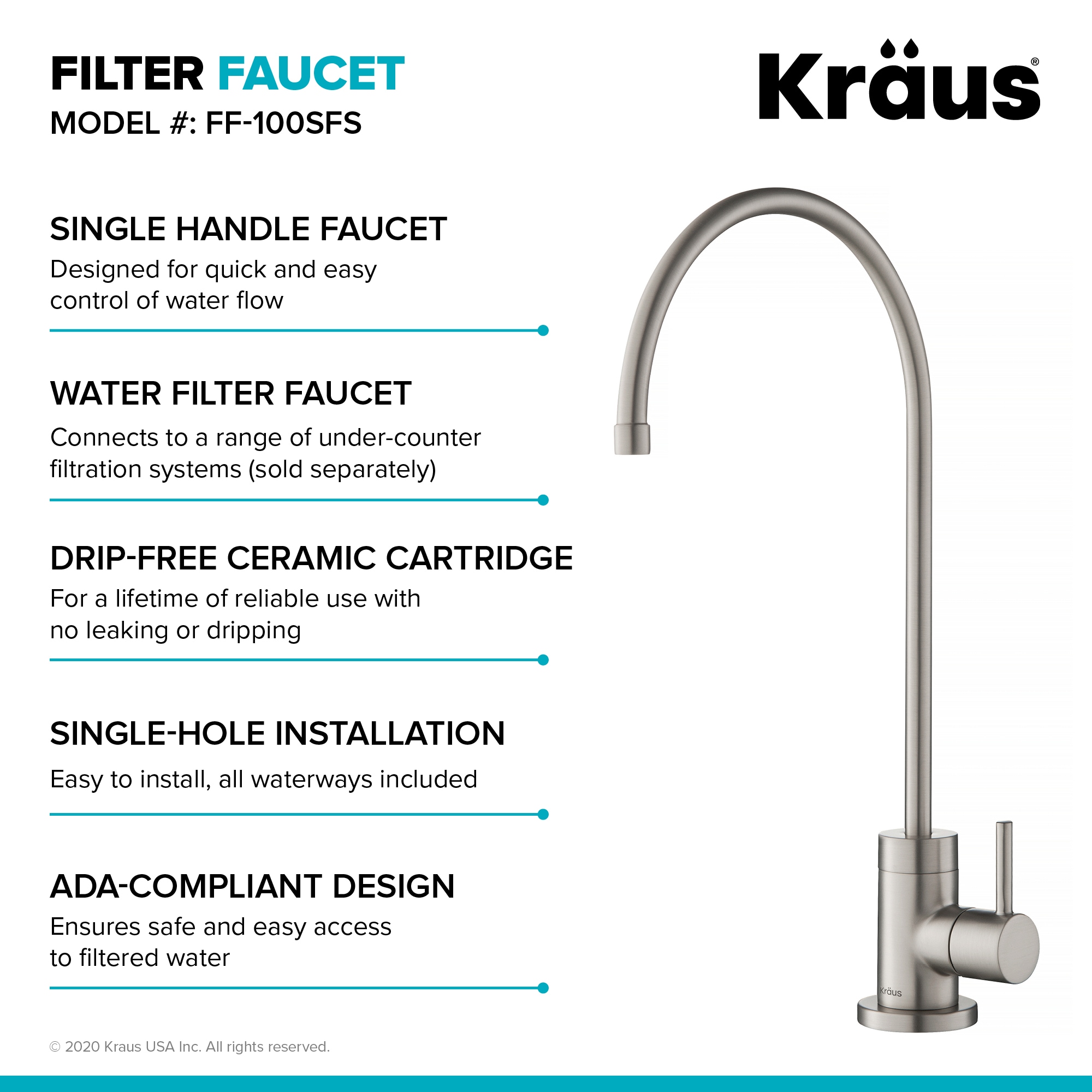 Kraus KPF-2620-FF-100SFS Kitchen-Faucets - View #9