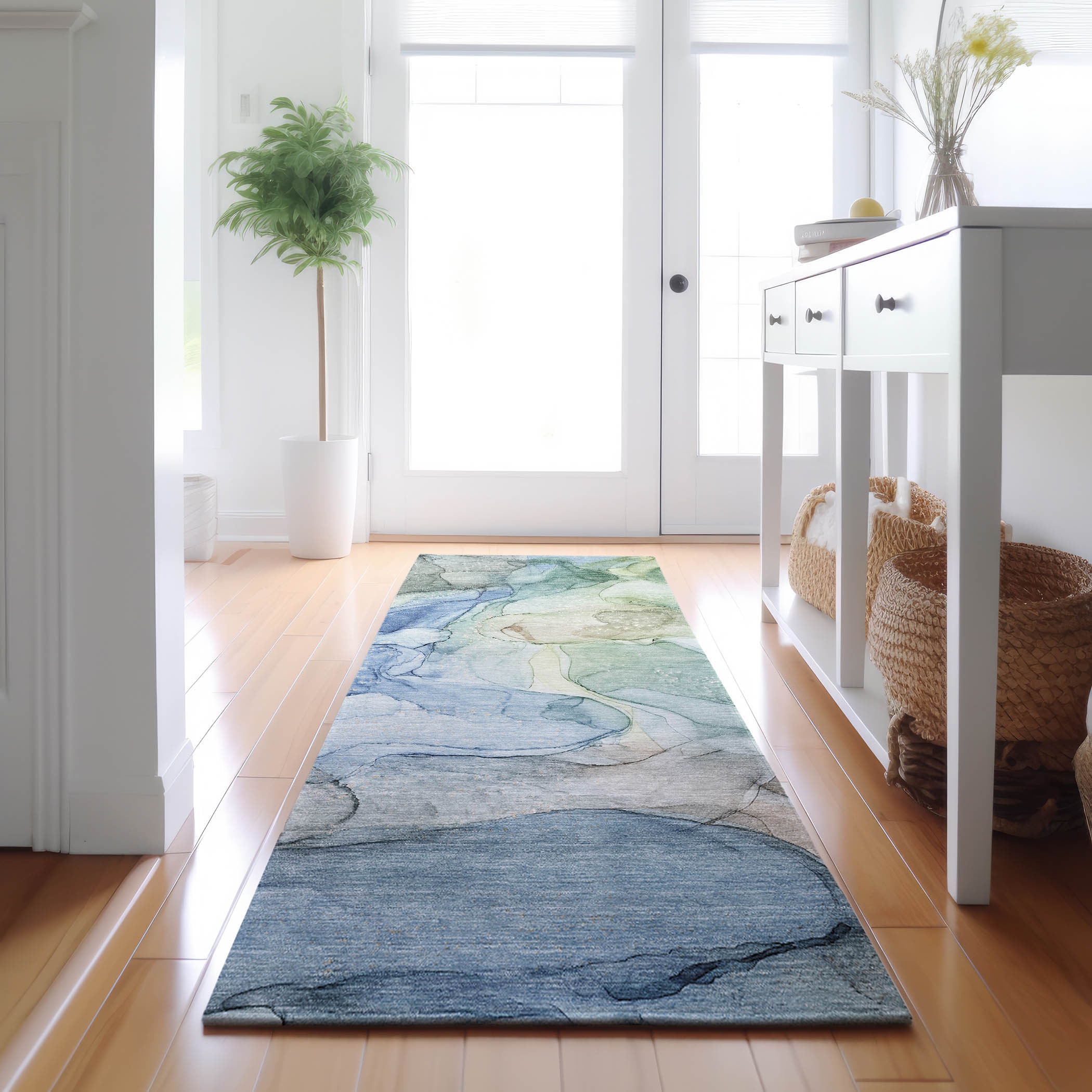 Addison Rugs AMF532SM20X30 Mayfield AMF532SM 2 x 3 (ft) Loomed Polyester Salmon Rectangular Indoor Geometric Machine washable Area rug