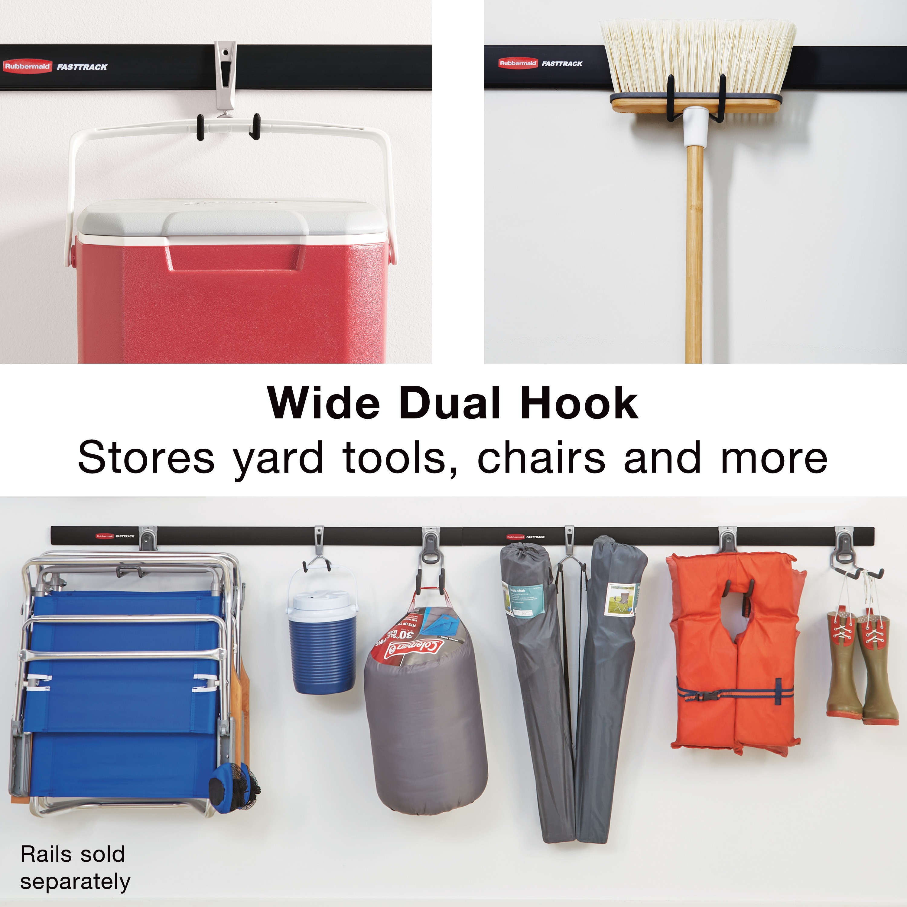 Rubbermaid 1784456 Garage-Storage-Rail-Sys-Acc - View #2