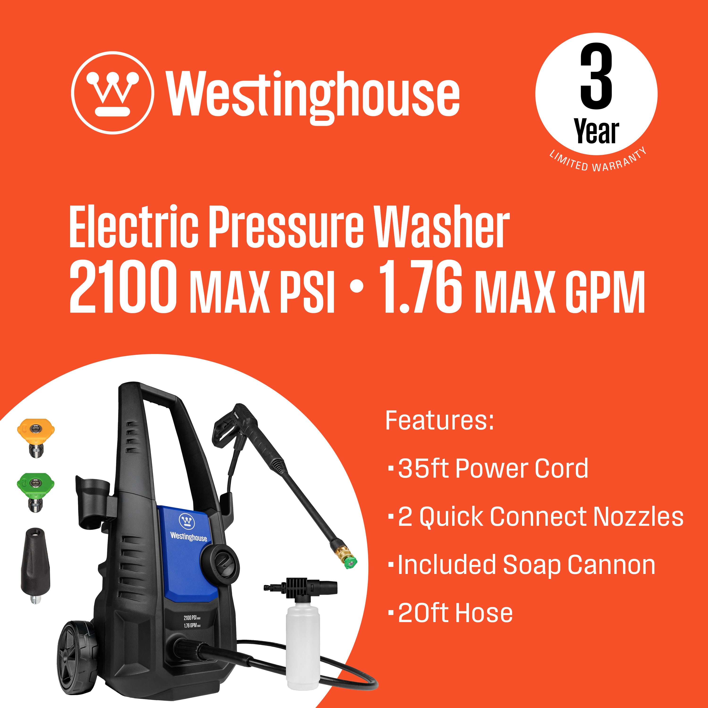 Westinghouse EPX3050 Gas-Pressurewashers - View #2
